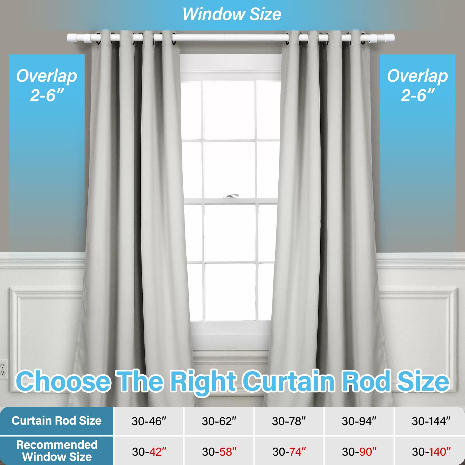 AKSCYZM LAK0819K1099 Curtain-Rods - View #5
