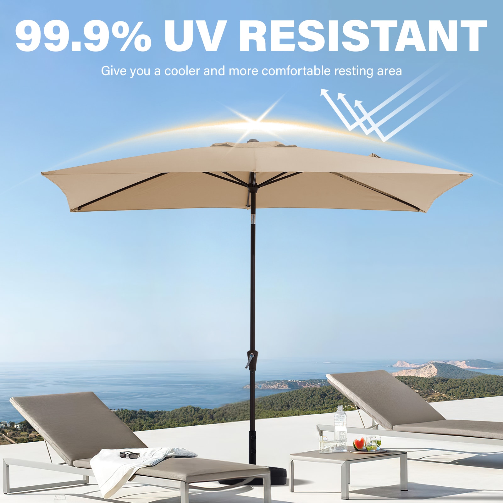 JEAREY JE-QTZZS-6.5X10FT-BE Umbrellas-2 - View #7