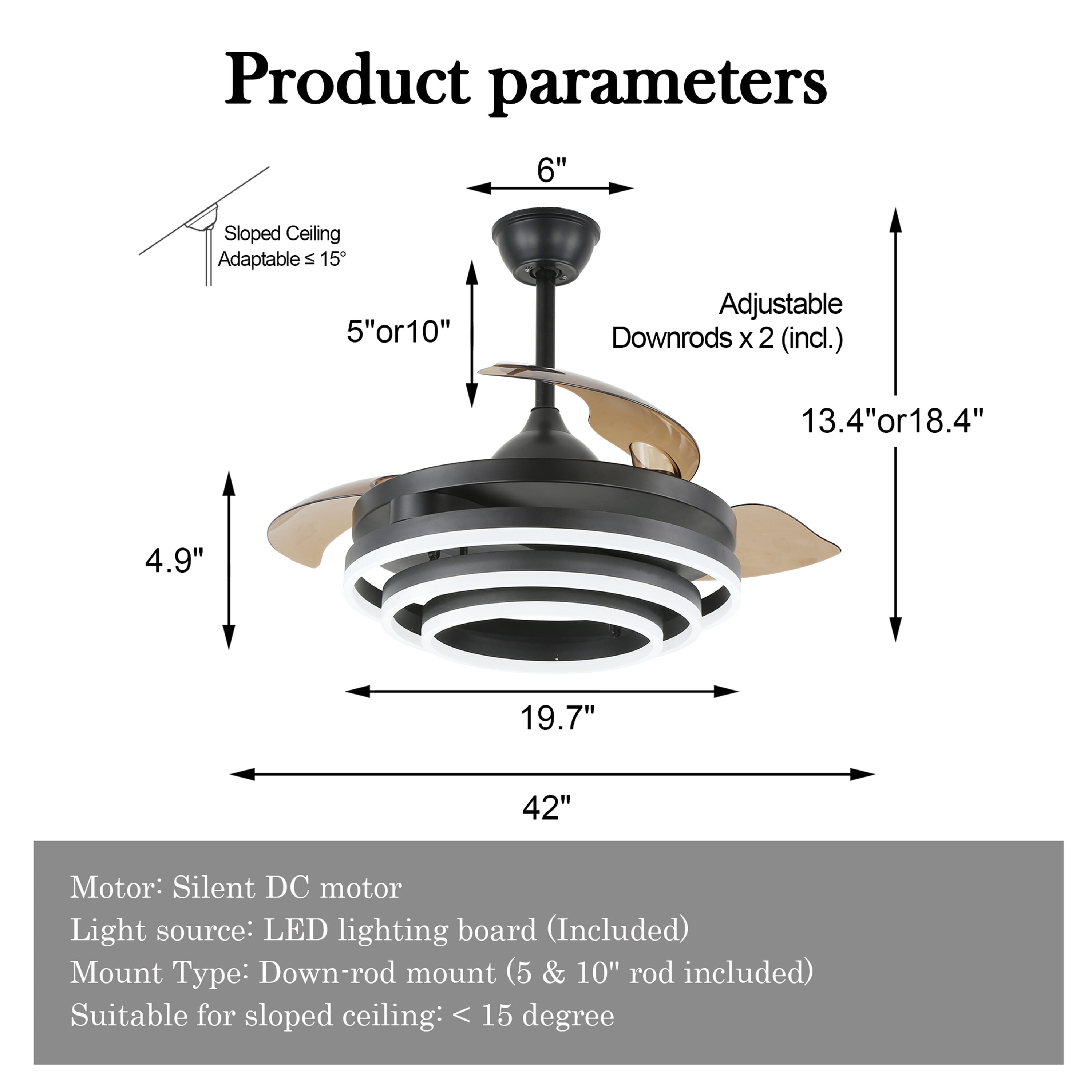 Oaks Decor DC4264-B Ceiling-Fans - View #16