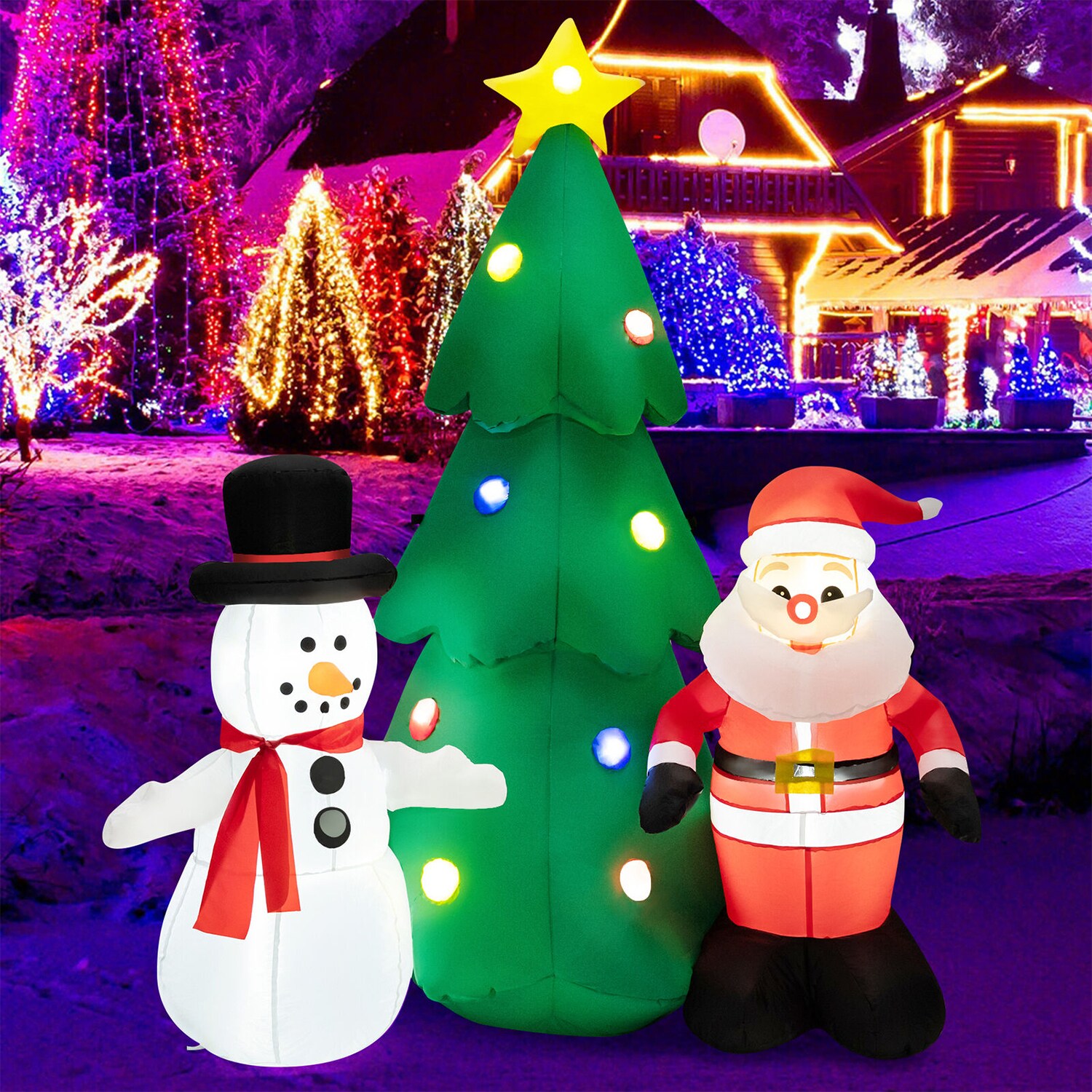 WELLFOR HYJ24091US Christmas-Inflatables - View #7