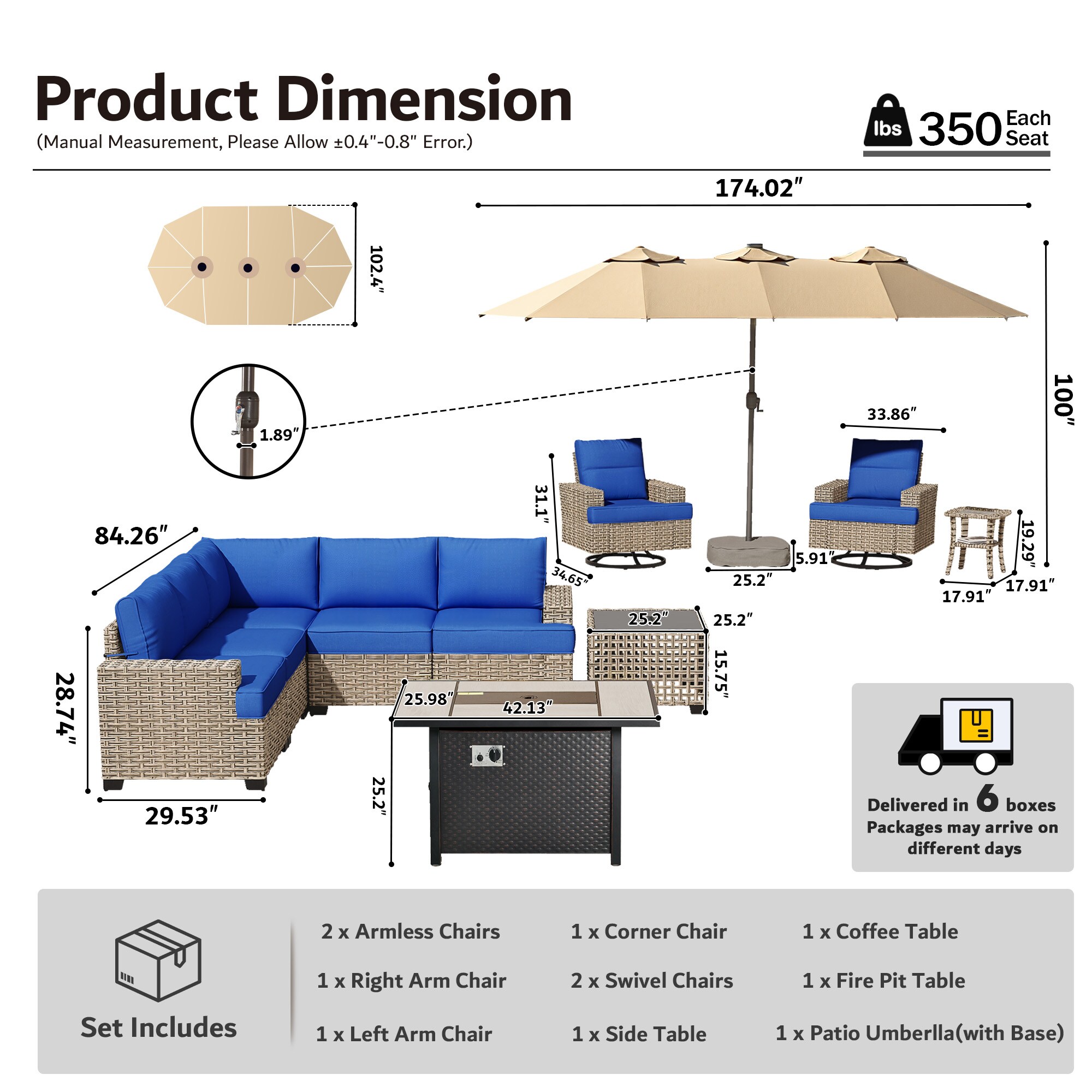 XIZZI XITBS716-VNCIFPMIMAX Patio-Sofas-Daybeds - View #13