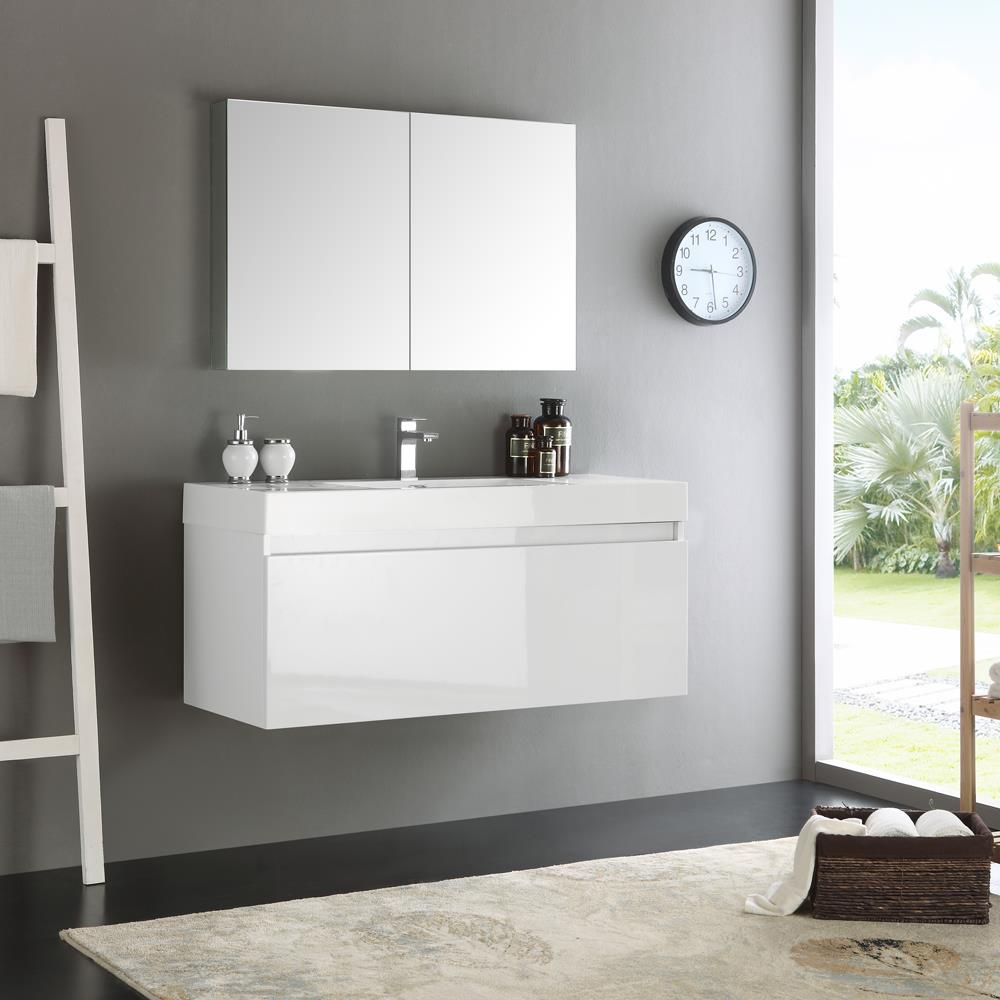 Fresca FVN8011WH Bath-Vanity-Combo - View #6
