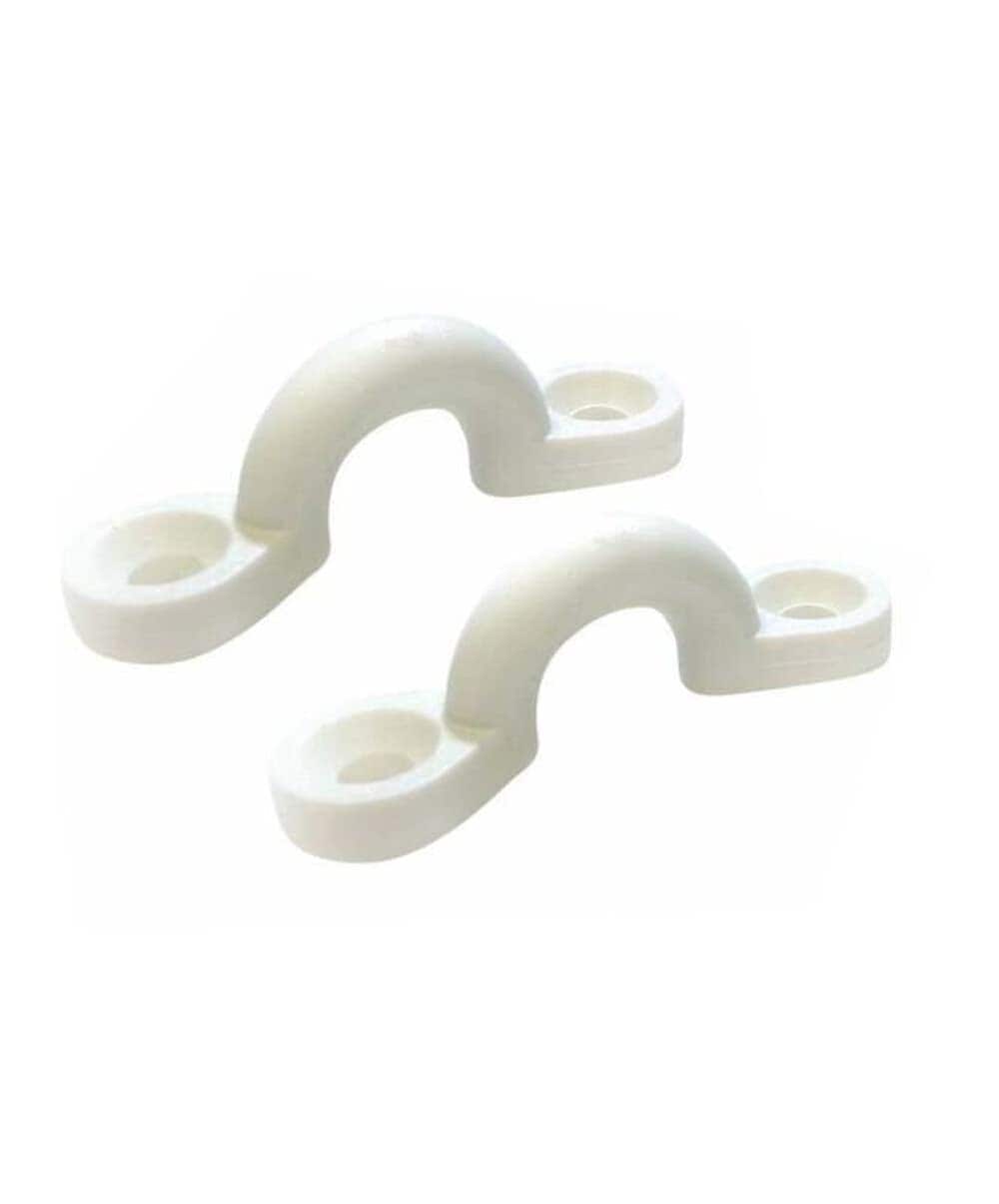 Seachoice  Nylon Eye Straps Non-Corrosive 1-7/8 in. Eye 1/4 in. Mounting 4-Pack