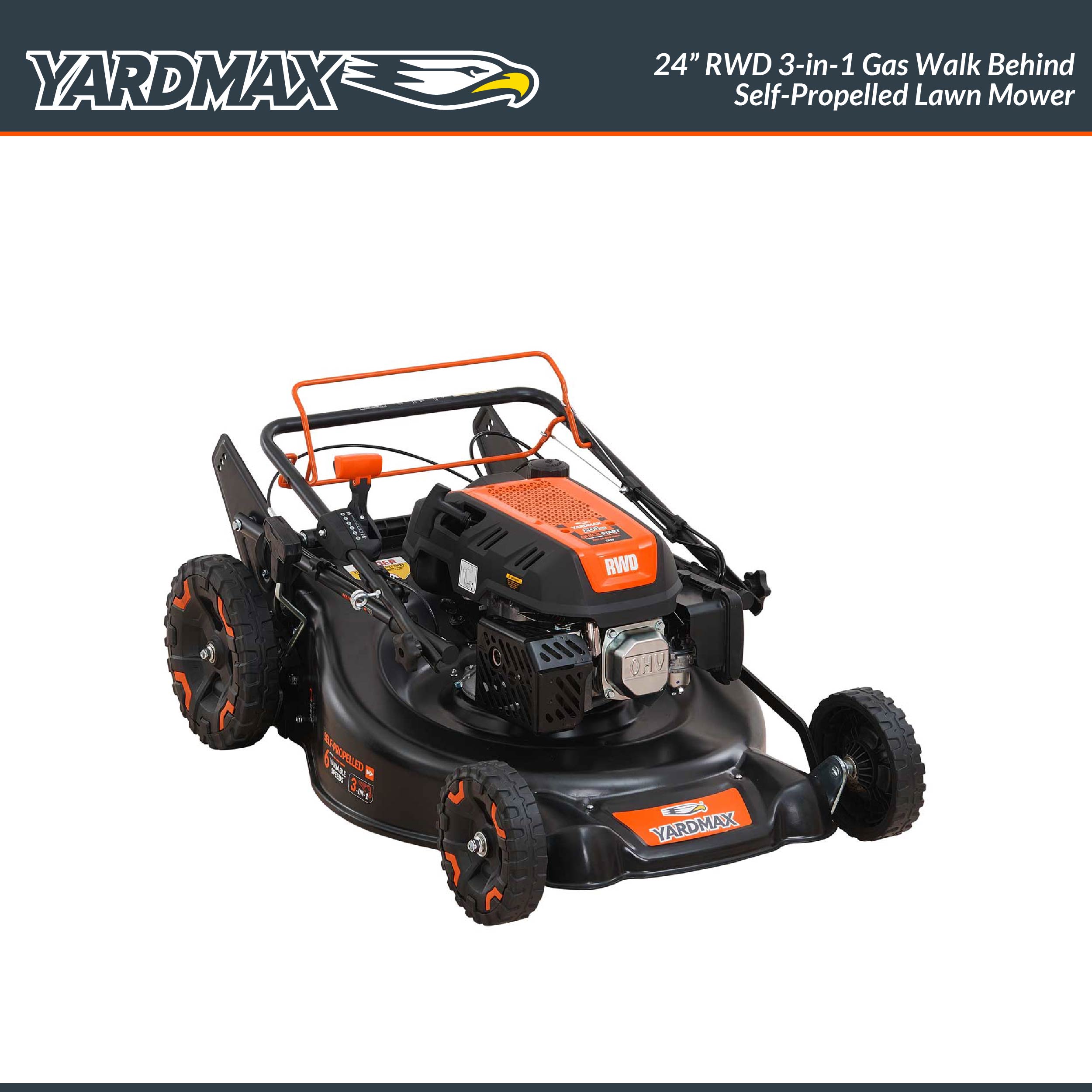 YARDMAX YG4760 Gas-Walk-Behind-Mowers - View #11