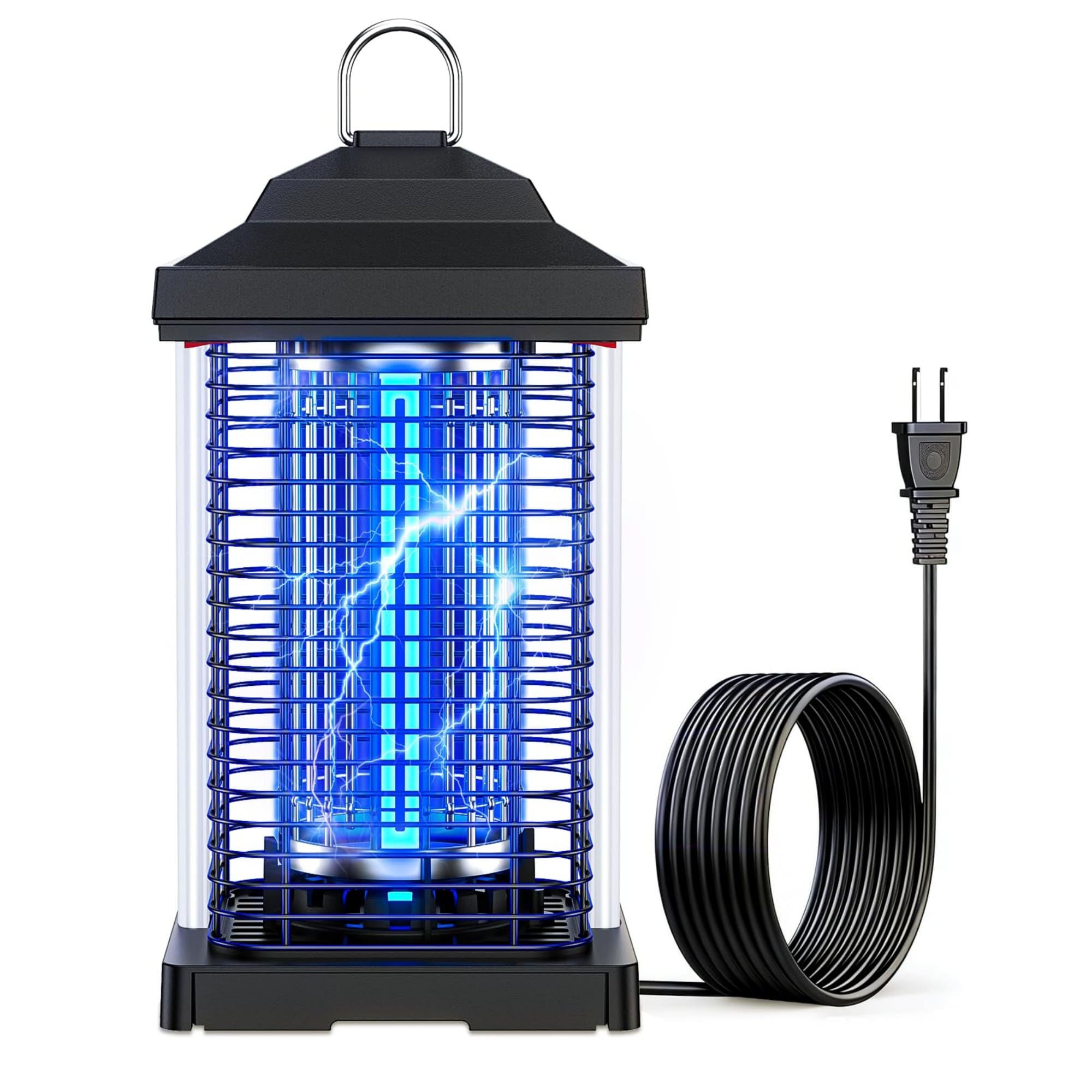 Wudkey Dual Wavelength UV 50000H Lifespan and Dual LED Lamps IPX4 Waterproof Fly Trap