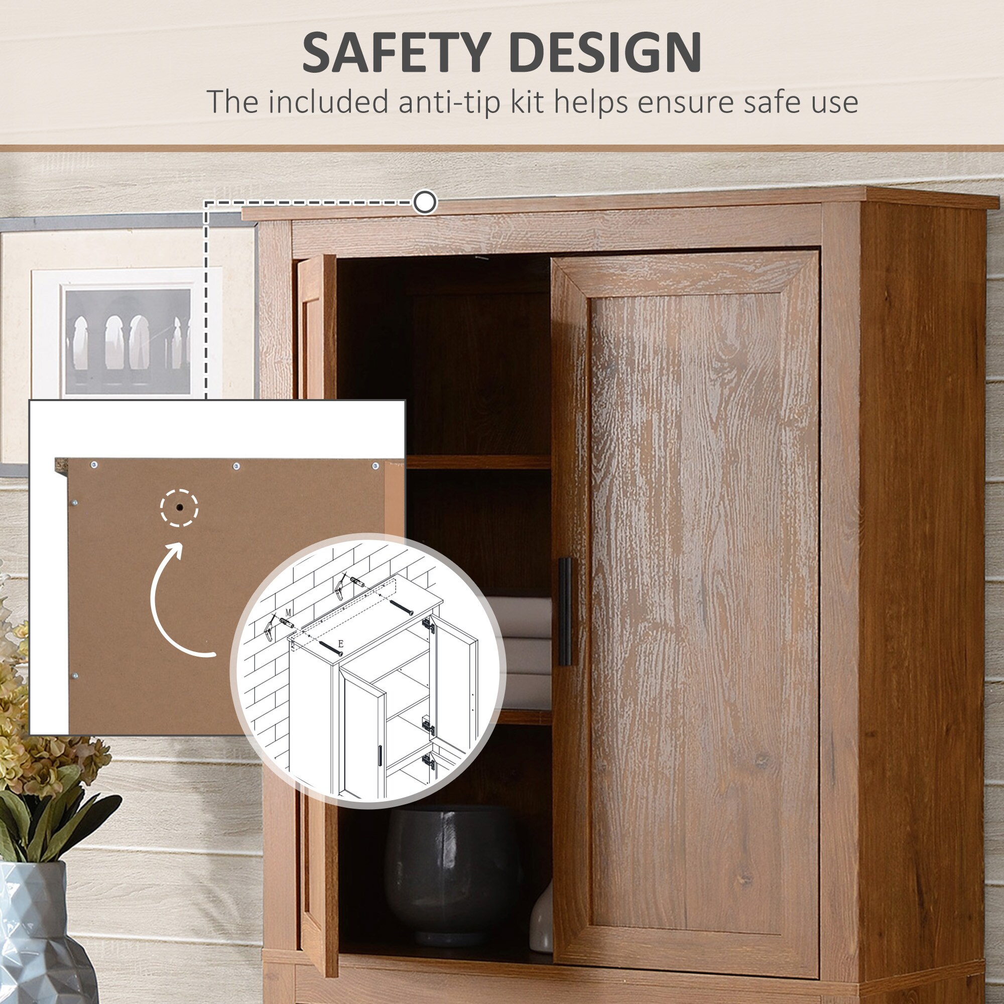 HomCom 835-476V81AK Pull-Out-Cabinet-Baskets - View #6