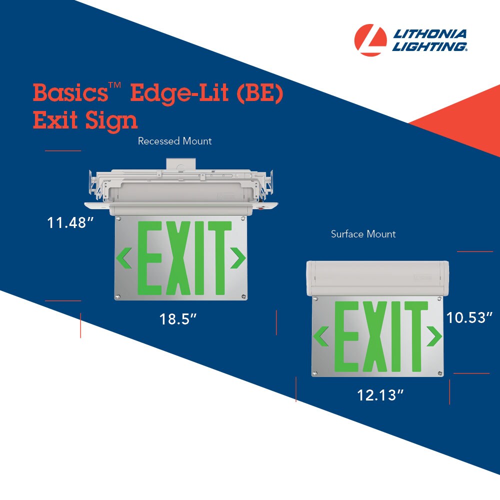 Lithonia Lighting BEWGUMM2 Emergency-Exit-Lighting - View #5