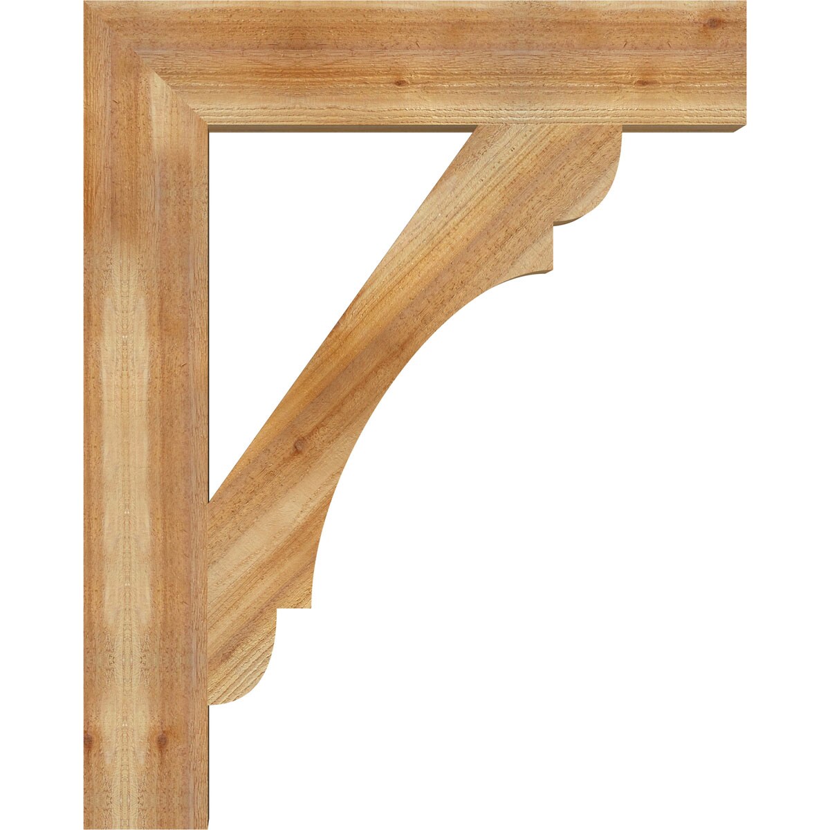 Ekena Millwork BKT06X32X40OLY05RWR Exterior-Brackets-Braces - View #3