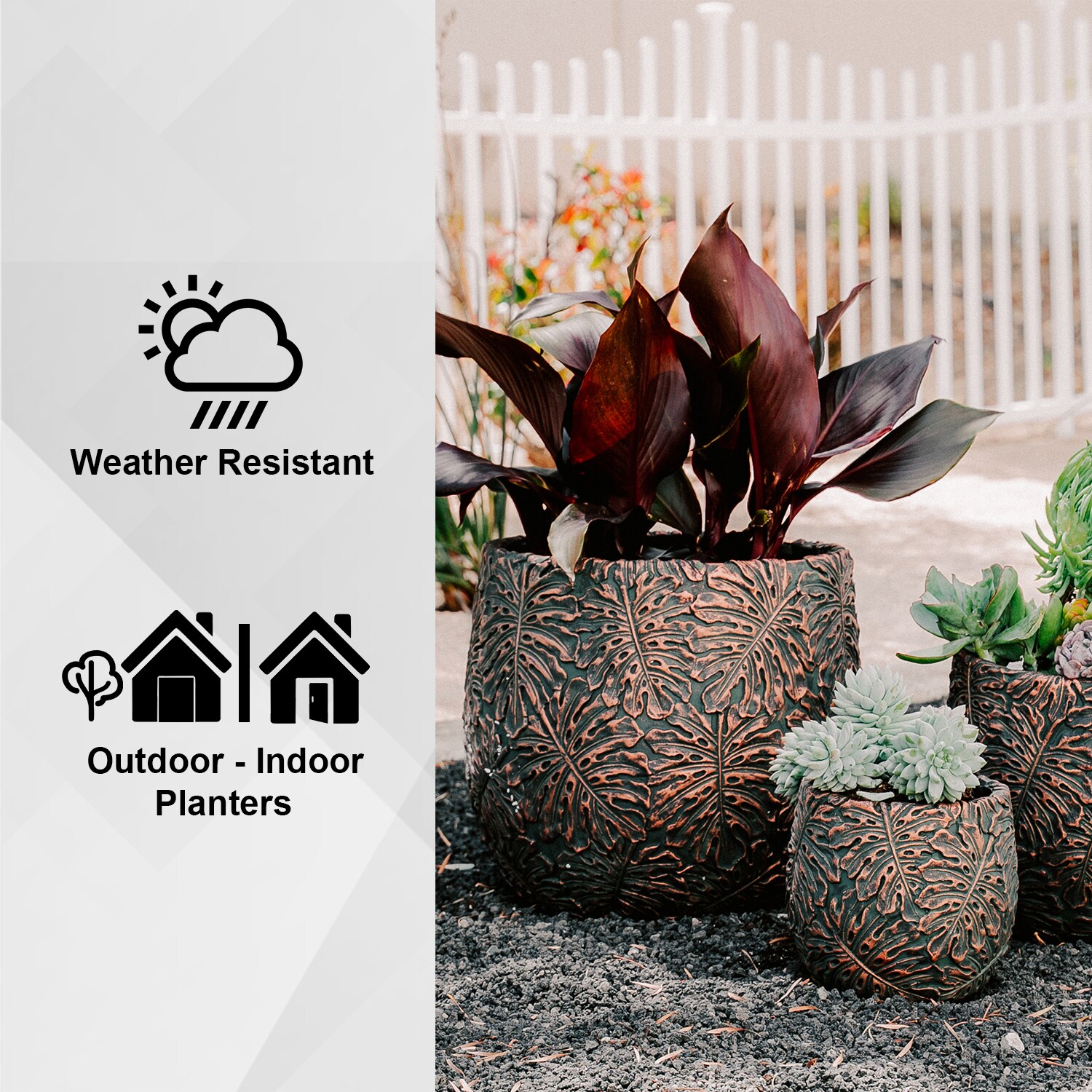 XBrand PL6707BN Planter-Window-Box - View #3