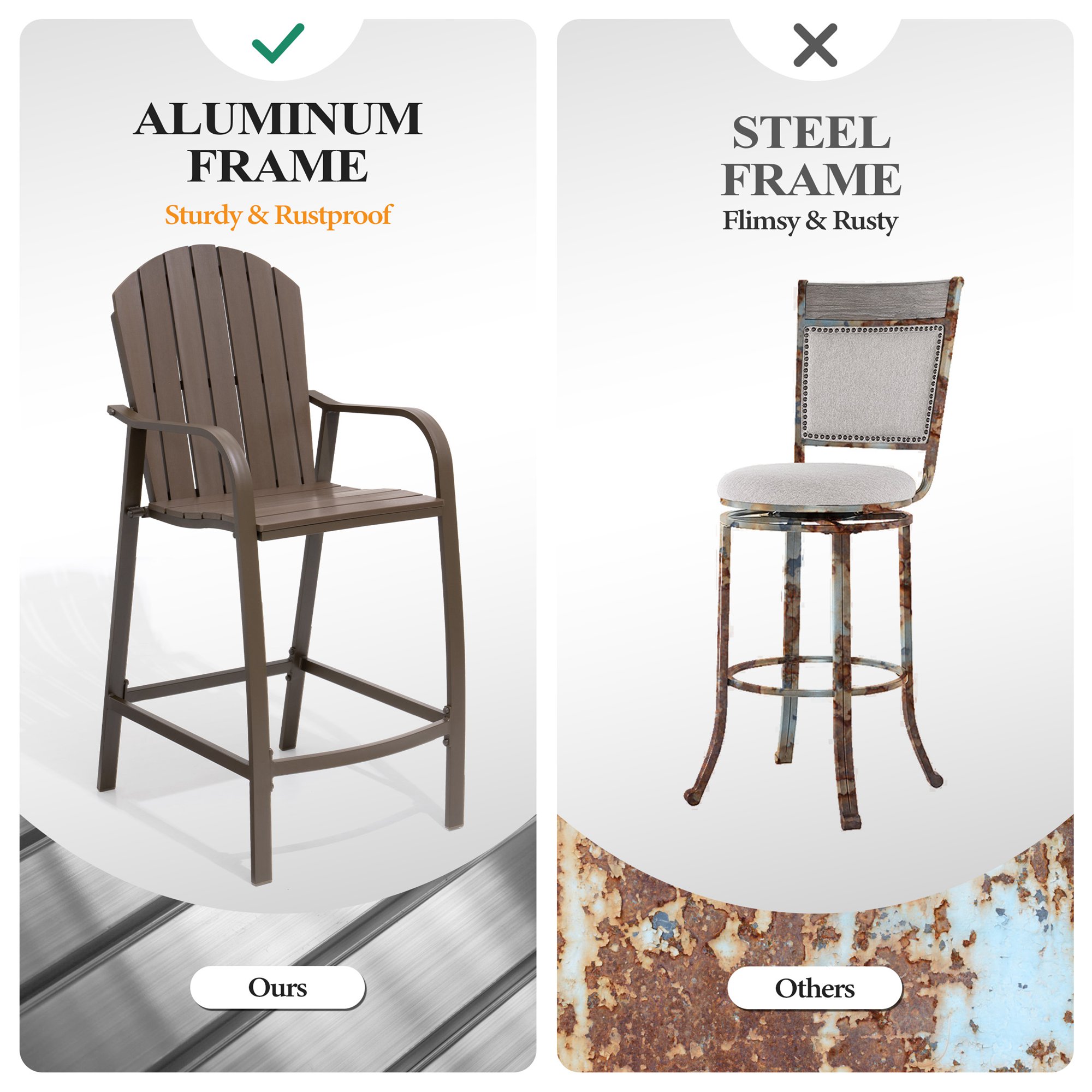Crestlive Products CL-ST004BRN Patio-Chairs - View #8