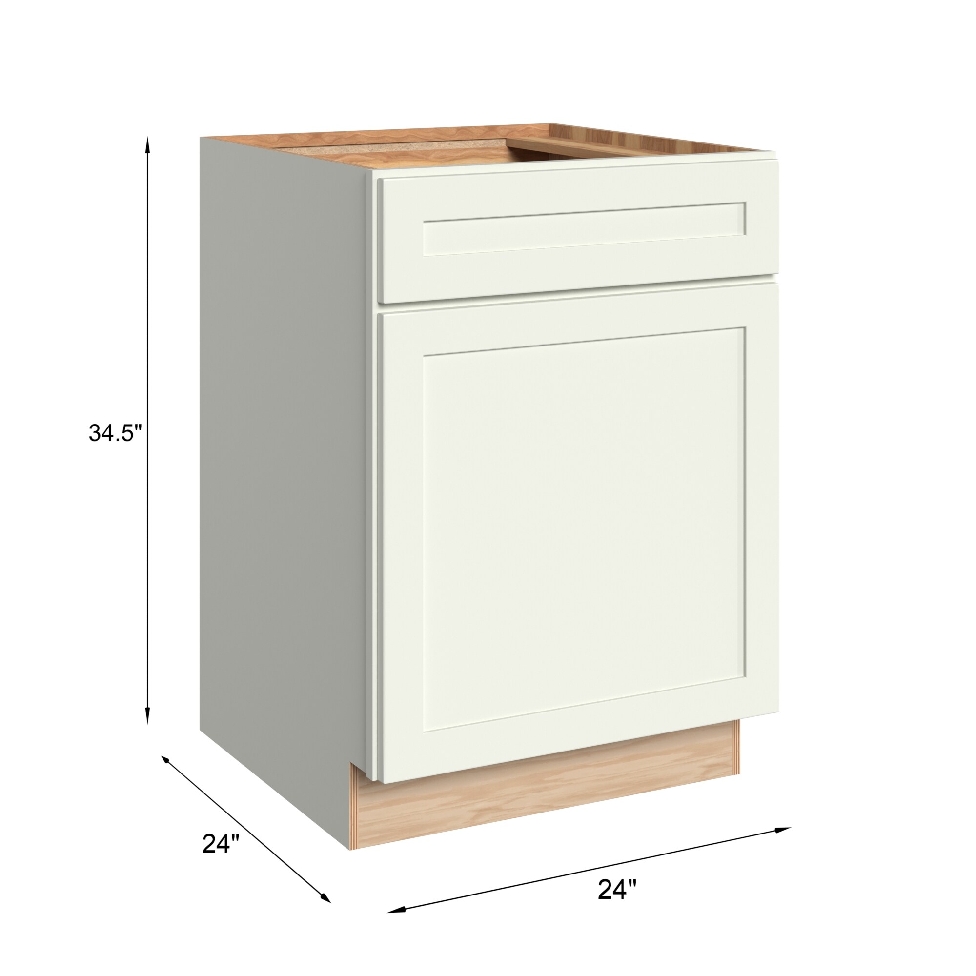 KraftMaid Momentum B24RG71 Cabinets-Kitchen - View #3