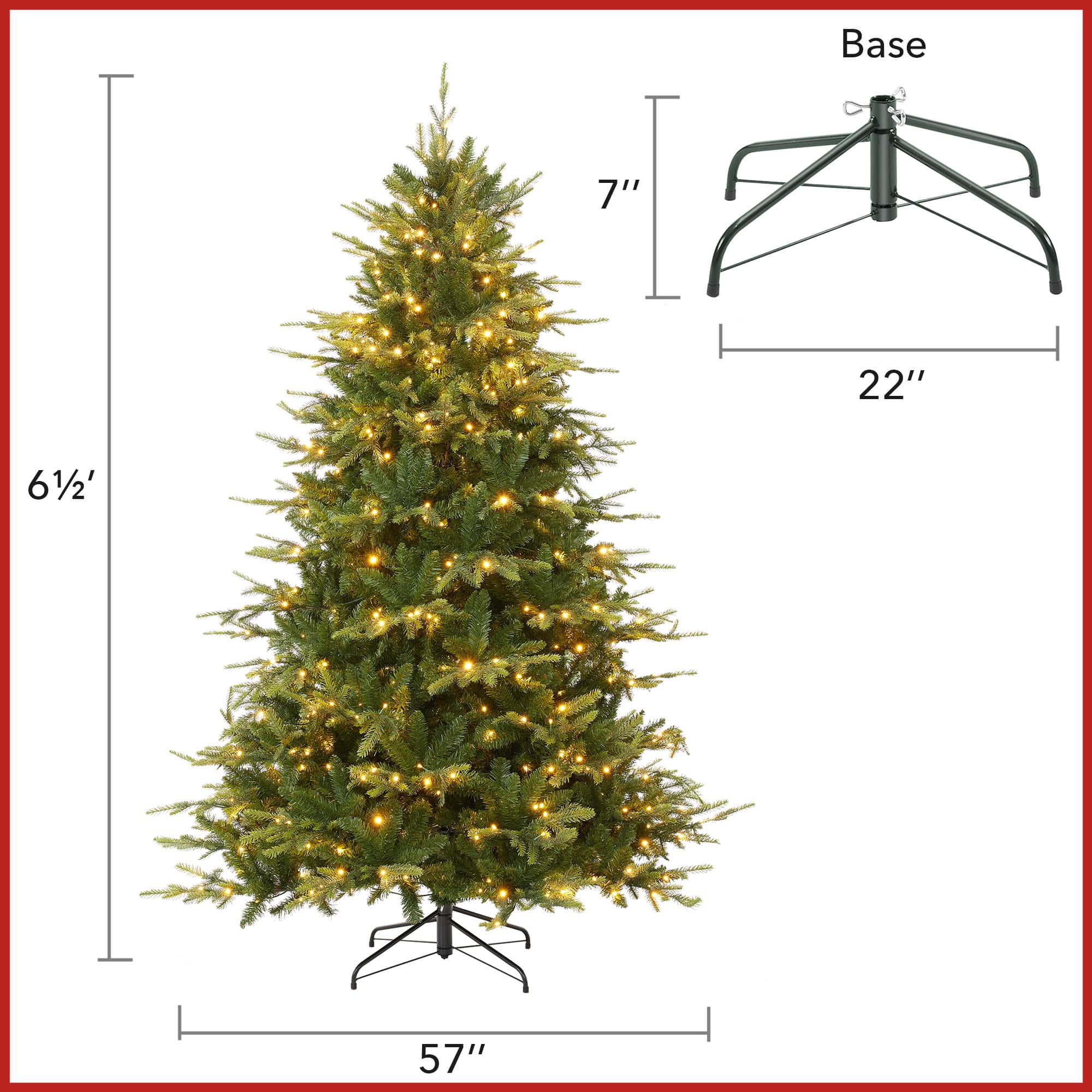 Casafield SZN-TR-156HL Artificial-Christmas-Trees - View #5