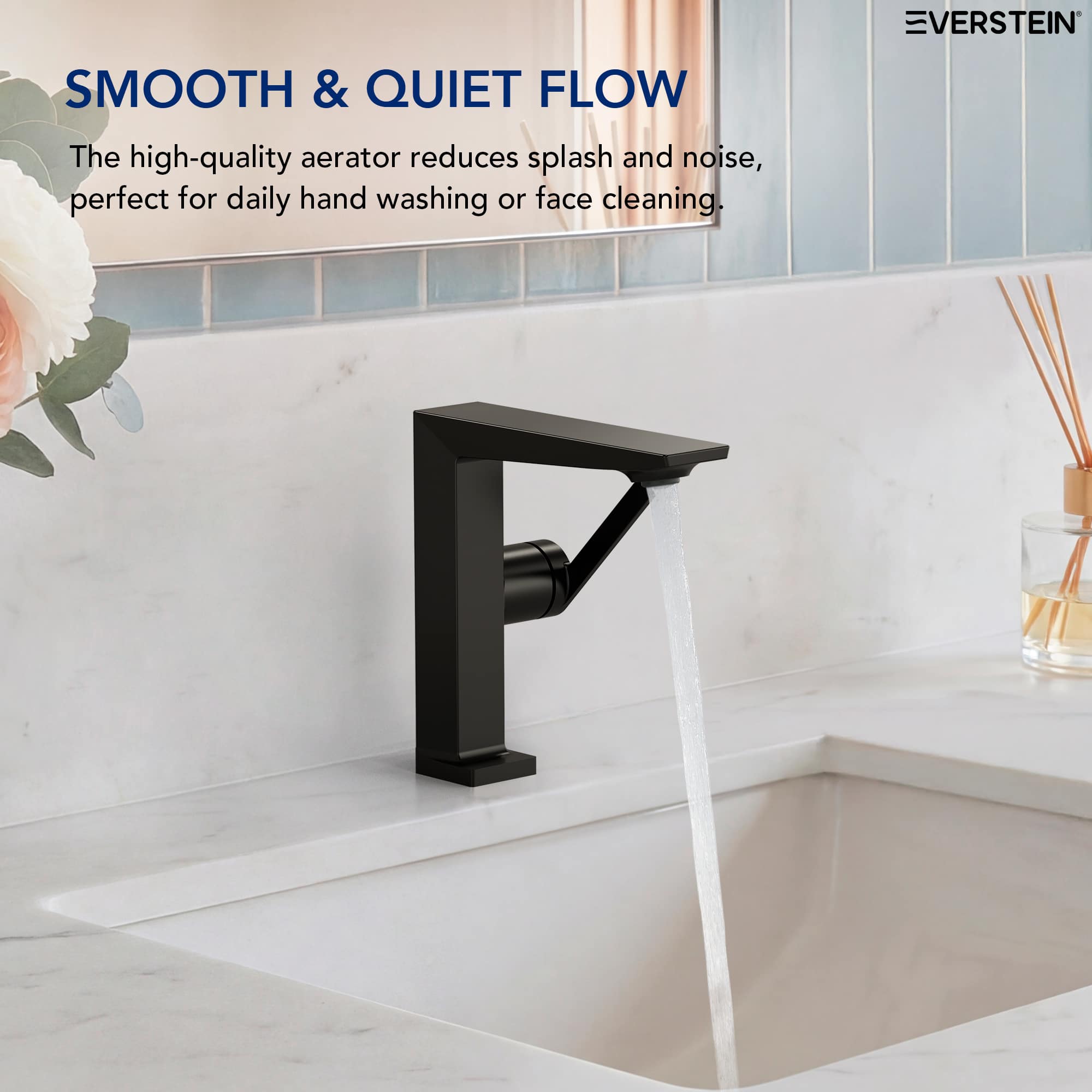 EVERSTEIN SFS-1304B-BK Lavatory-Faucets - View #4