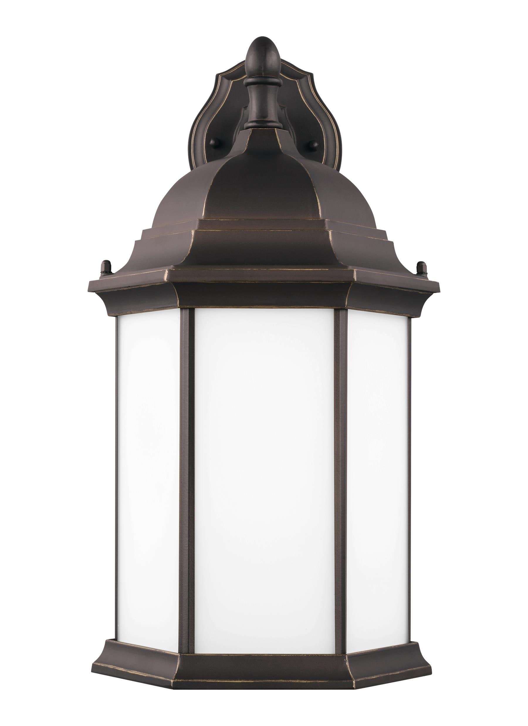 Generation Lighting 8438751-71 Sevier 1 -Light 18.75-in H Antique Bronze Hardwired Outdoor Wall Light