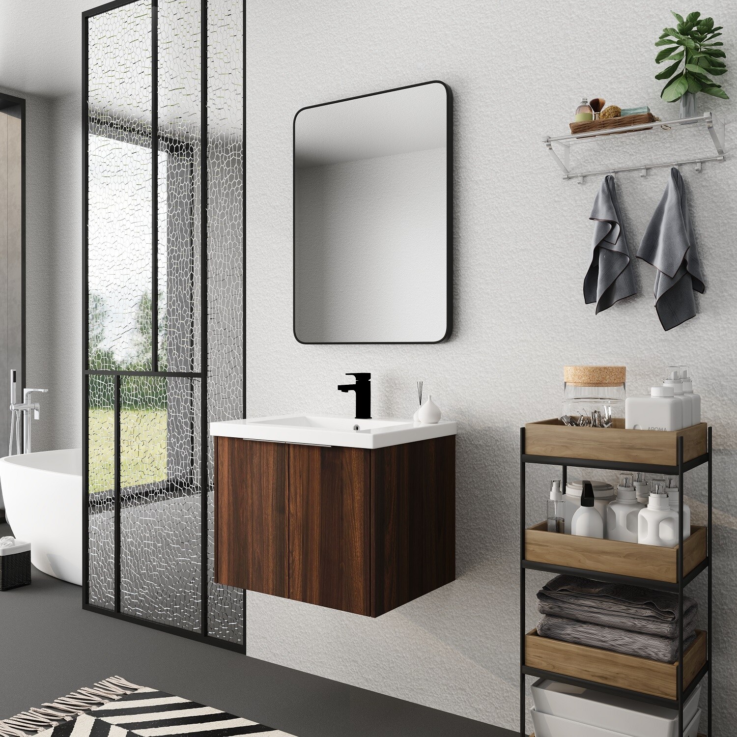 Wooakway FXLS0606-605BV022 Bath-Vanity-Combo - View #10