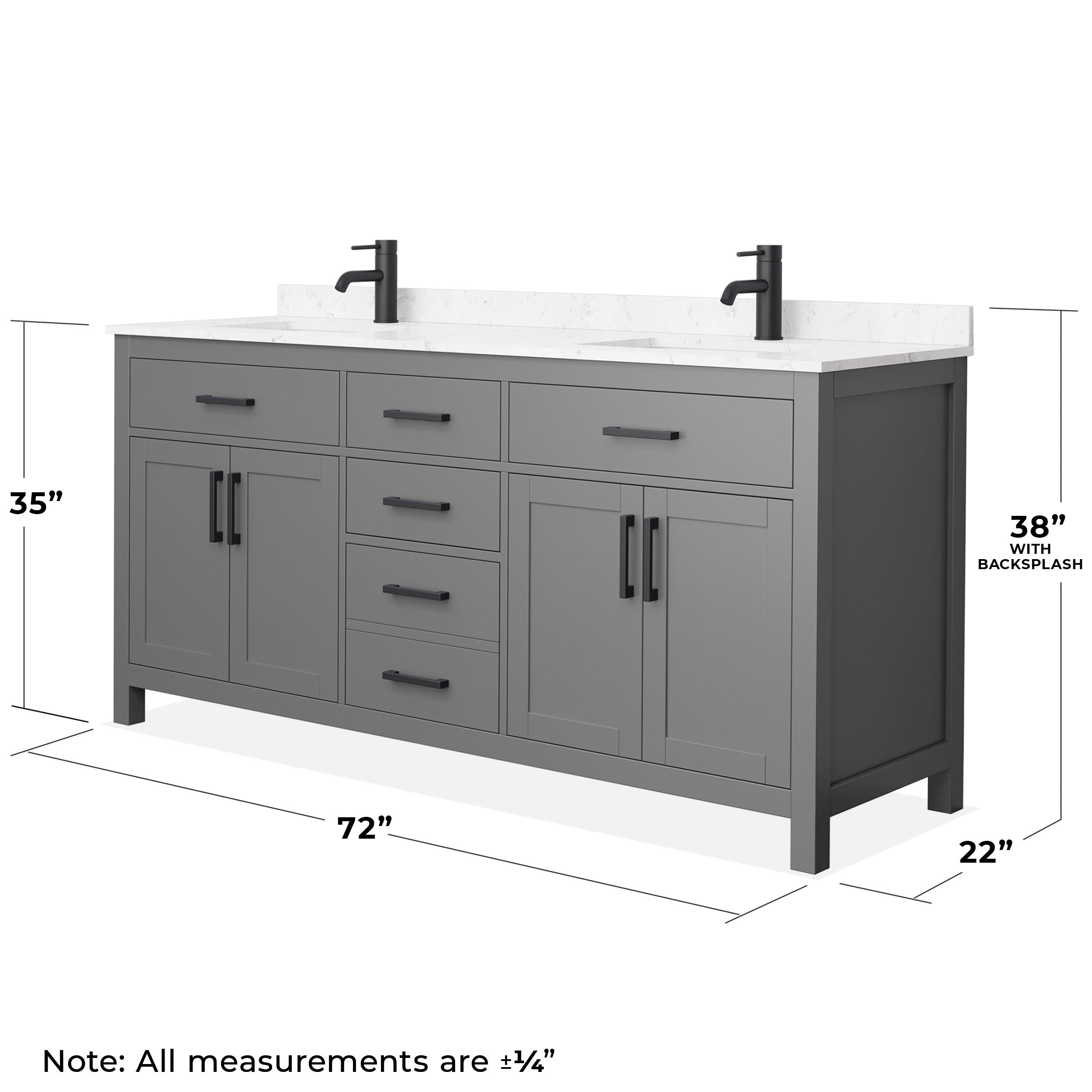 Wyndham Collection WCG242472DGBCCUNSMXX Bath-Vanity-Combo - View #5