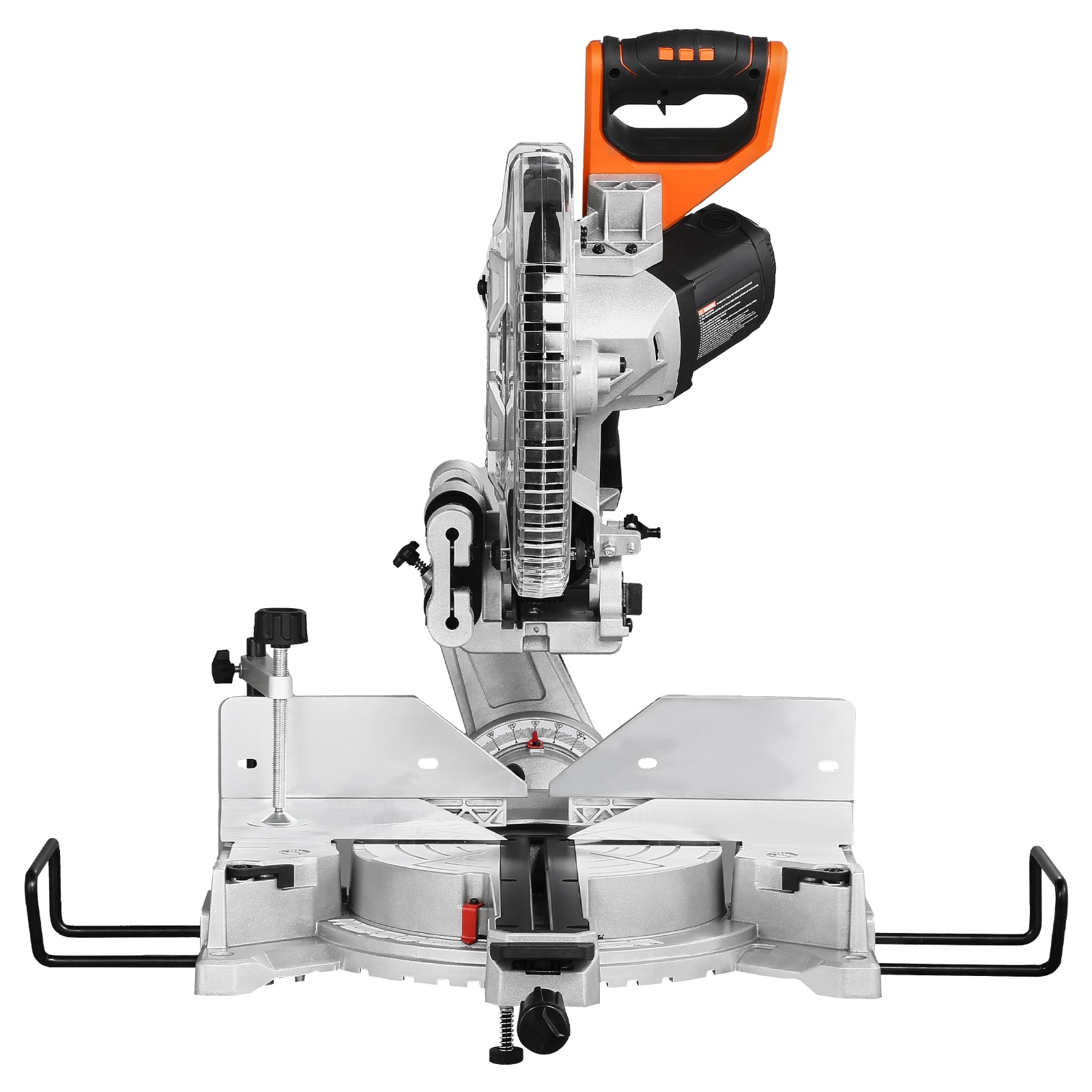 Mecale 12-in 15-Amp Dual Bevel Sliding Compound Miter Saw with 60-Tooth Blade and LED Cut Guide #YAS-LW0TNT