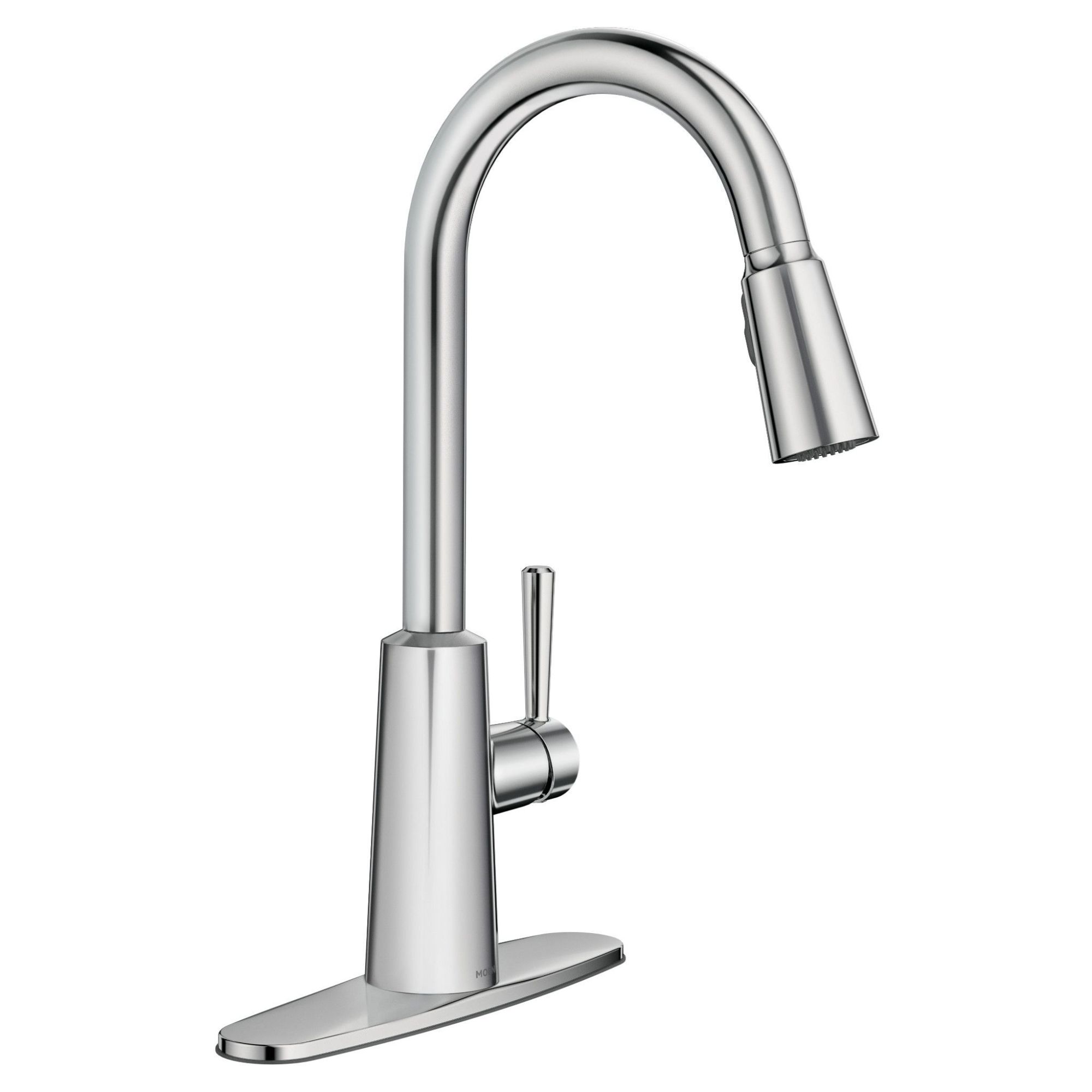 Moen Riley Chrome Single Handle Pull-down Kitchen Faucet with Sprayer ...