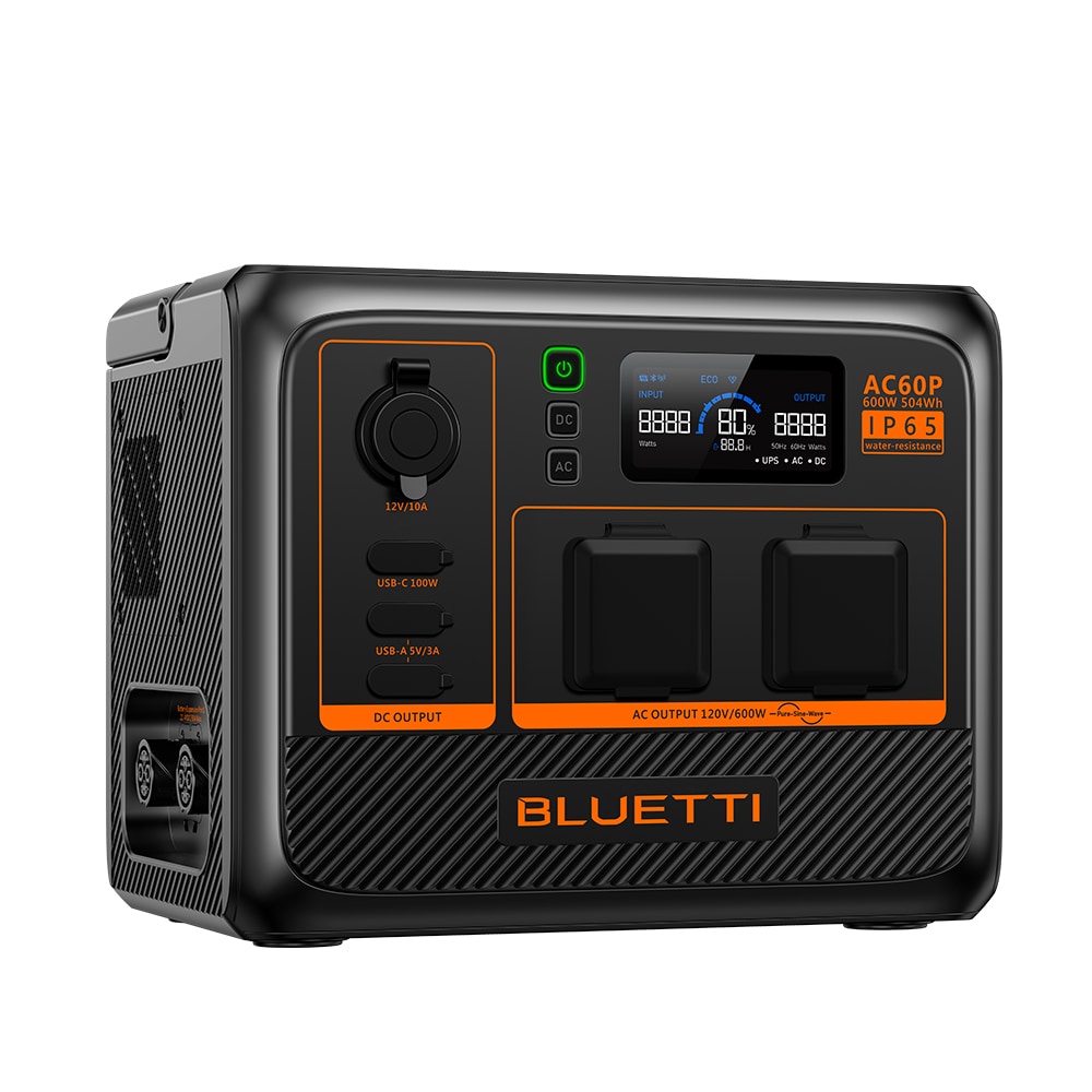 BLUETTI IP65 600-Watt Portable Power Station in the Portable Power Stations  department at
