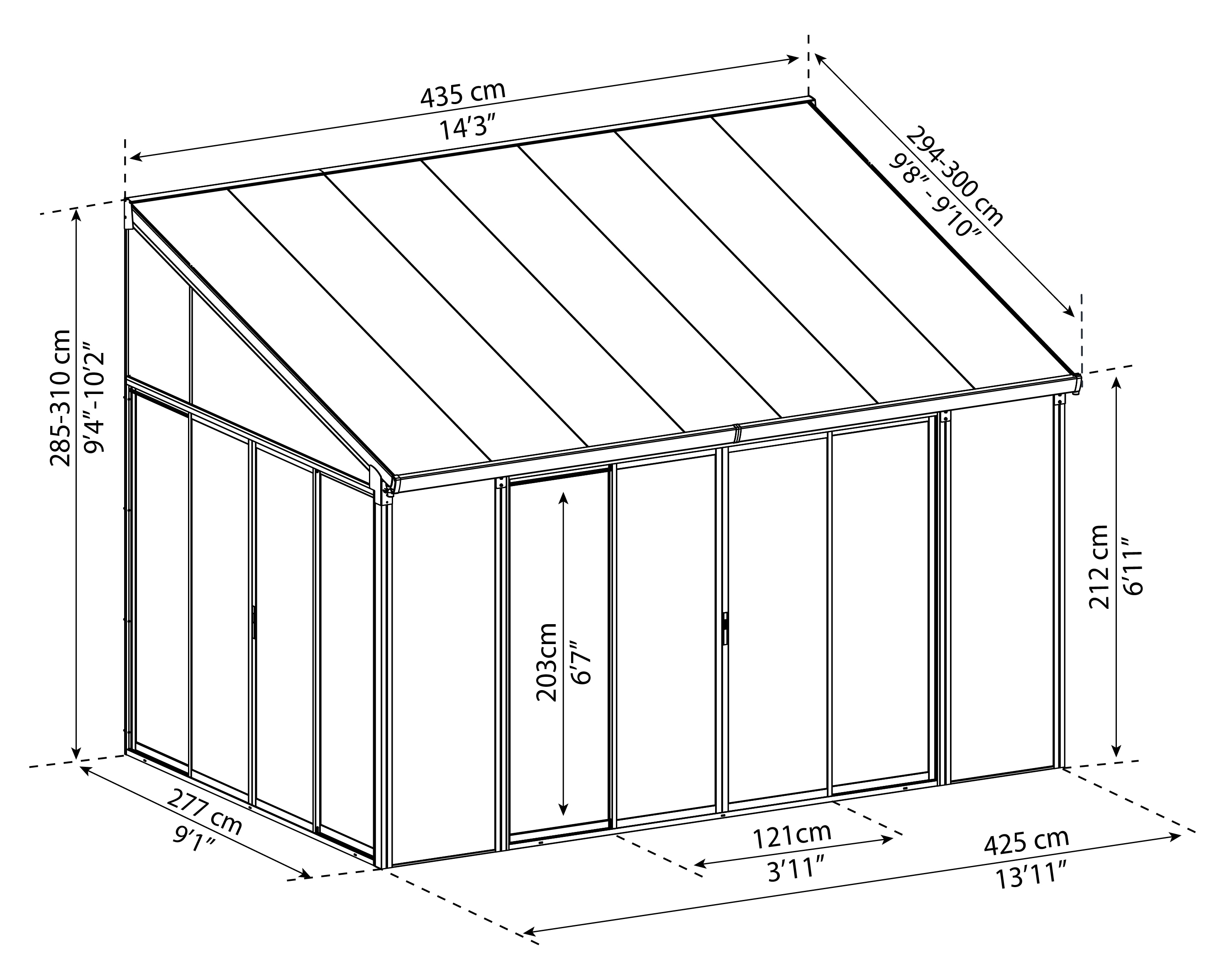 Canopia by Palram 703062 Wood-Resin-Gazebos - View #3