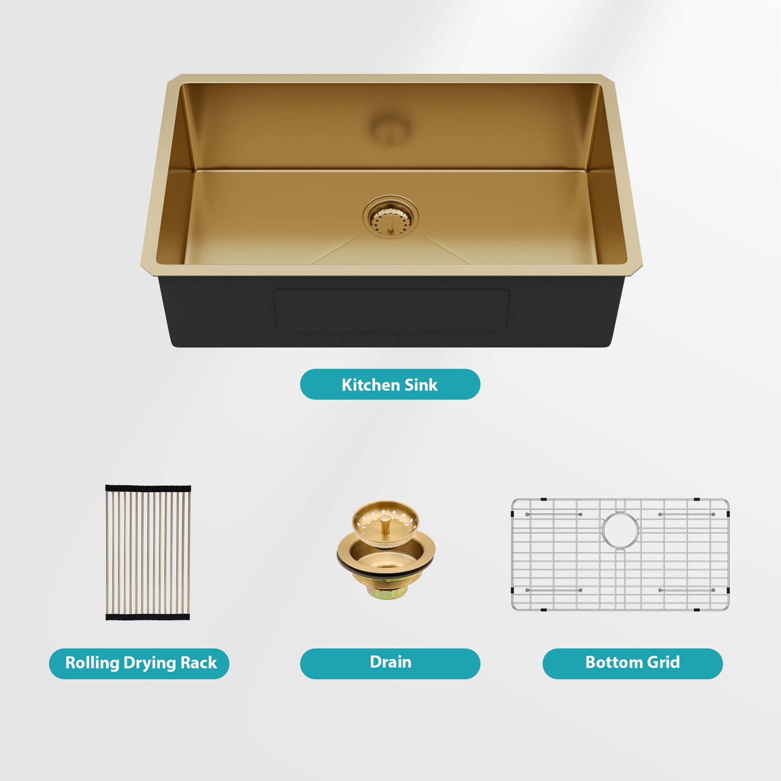 LIVIZA TLY-SS362737 Kitchen-Sinks - View #3