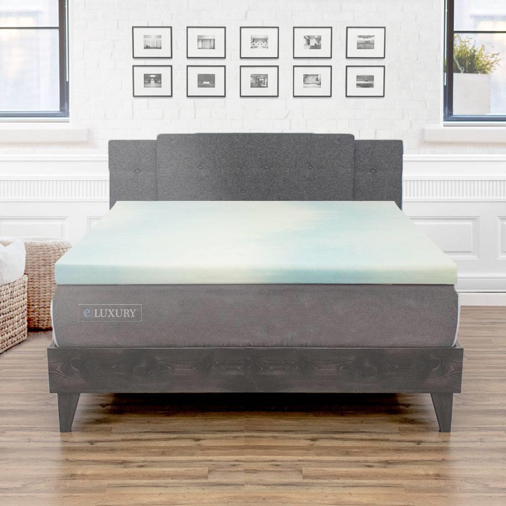 eLuxury EF3.0FOAMTOPPERQN Mattress-Covers - View #2