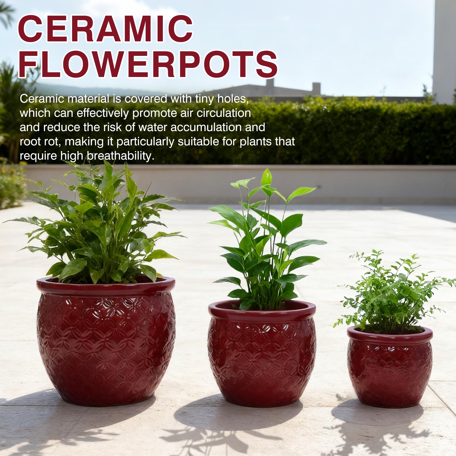 Kahomvis MDJ-QPPOT-17 Planter-Window-Box - View #7