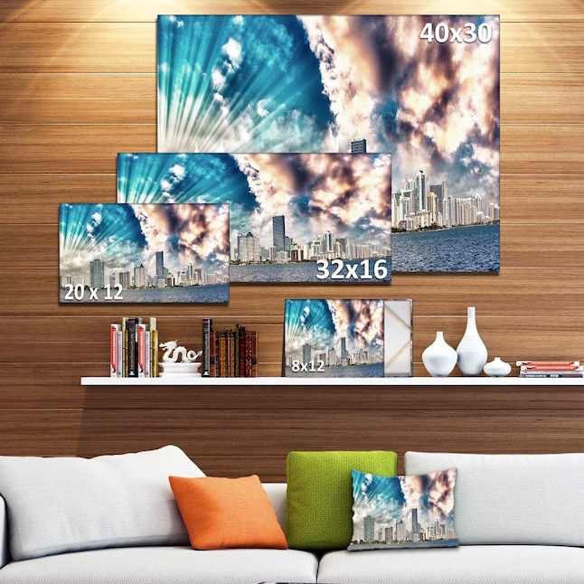 Designart 20-in H x 40-in W Landscape Print on Canvas in the Wall Art ...