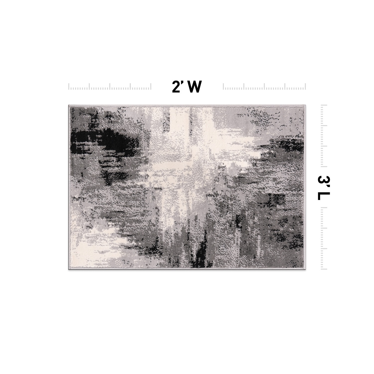 World Rug Gallery 4055BLACK2X3 rugs - View #2
