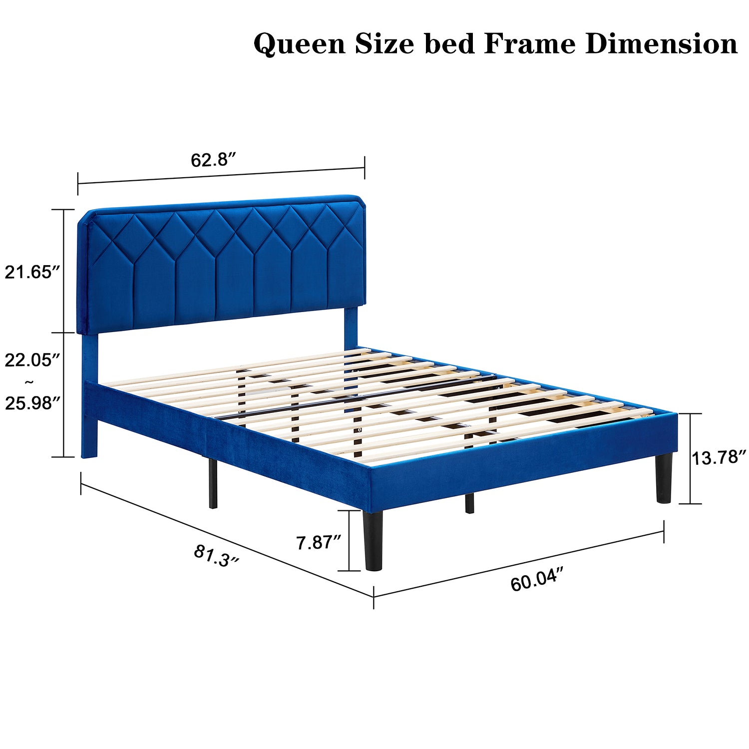 Vecelo LOE-CY-QB02-DBLU beds - View #3