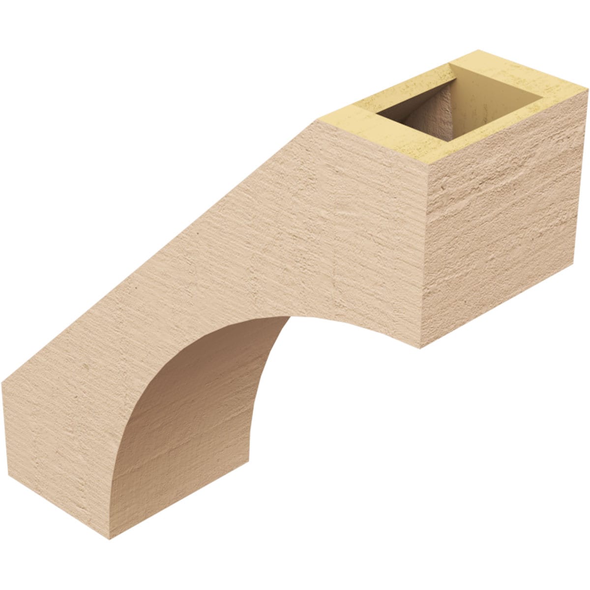 Ekena Millwork BRCUR05X14X14WTLRCPR braces - View #6
