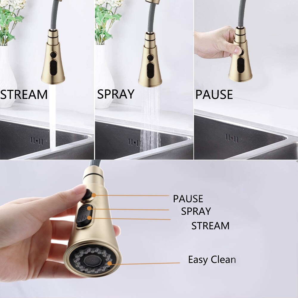 Vanfority VF-D3411-BG Kitchen-Faucets - View #4