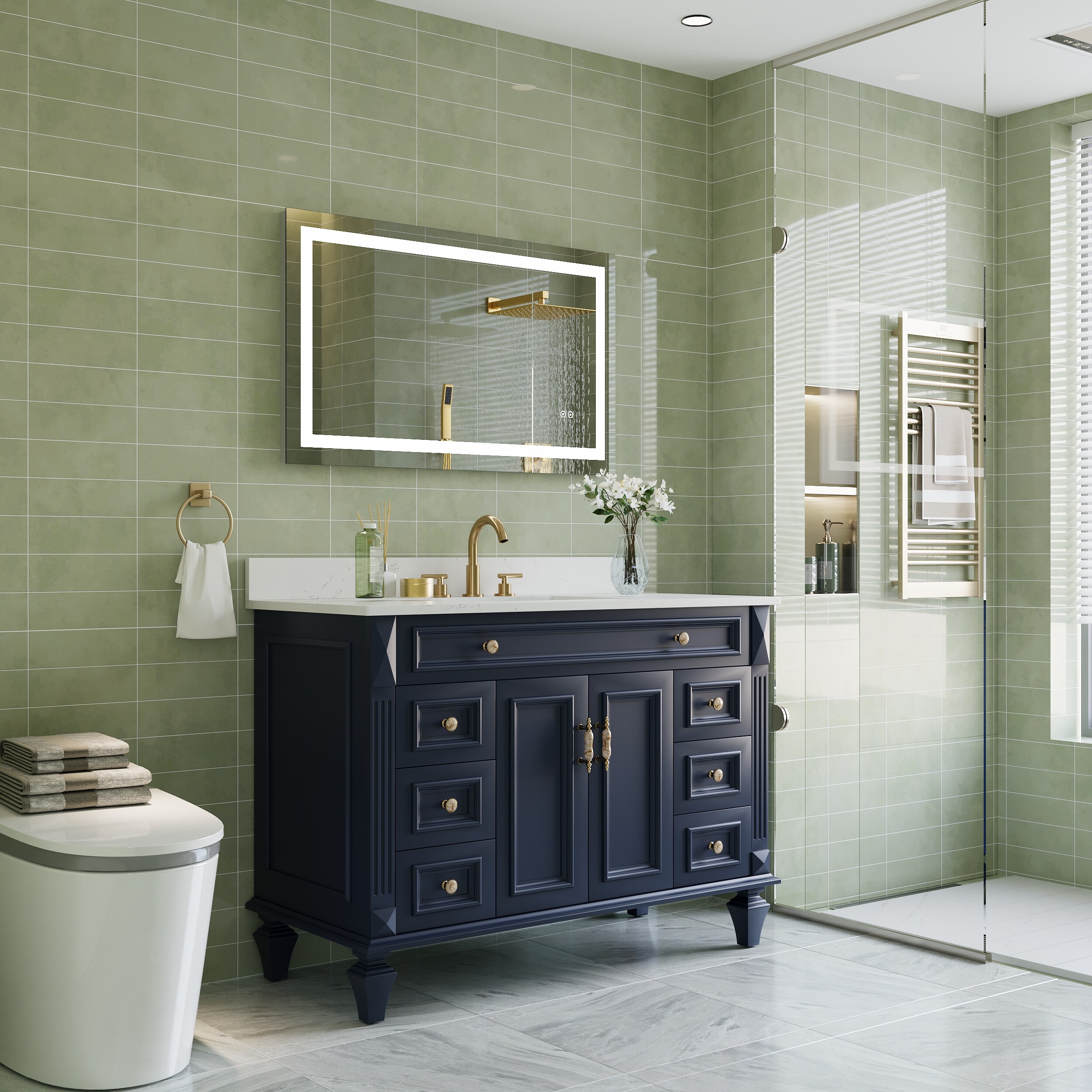 WELLFOR W1MRL4024 Framed-Bath-Mirrors - View #11