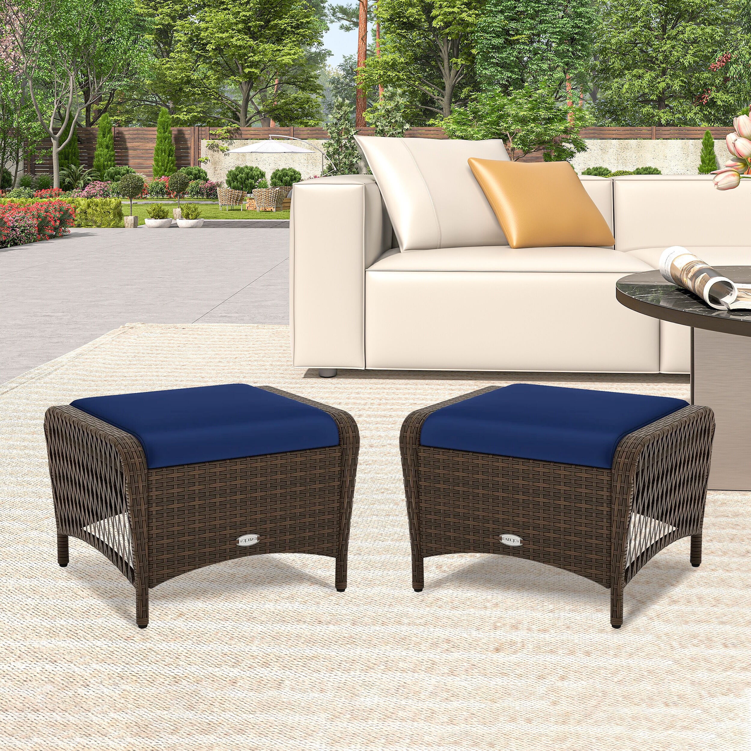LIVIZA OUS72987NY Stools-Ottomans - View #4
