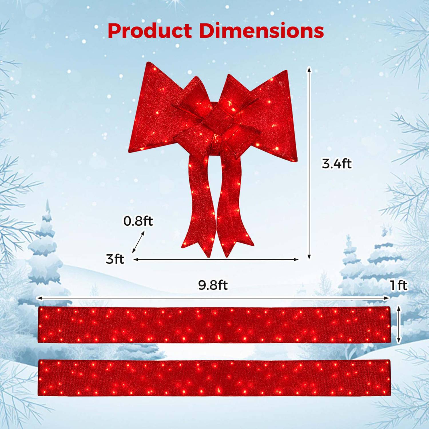 Costway CSHY001552 Outdoor-Christmas-Decor - View #3