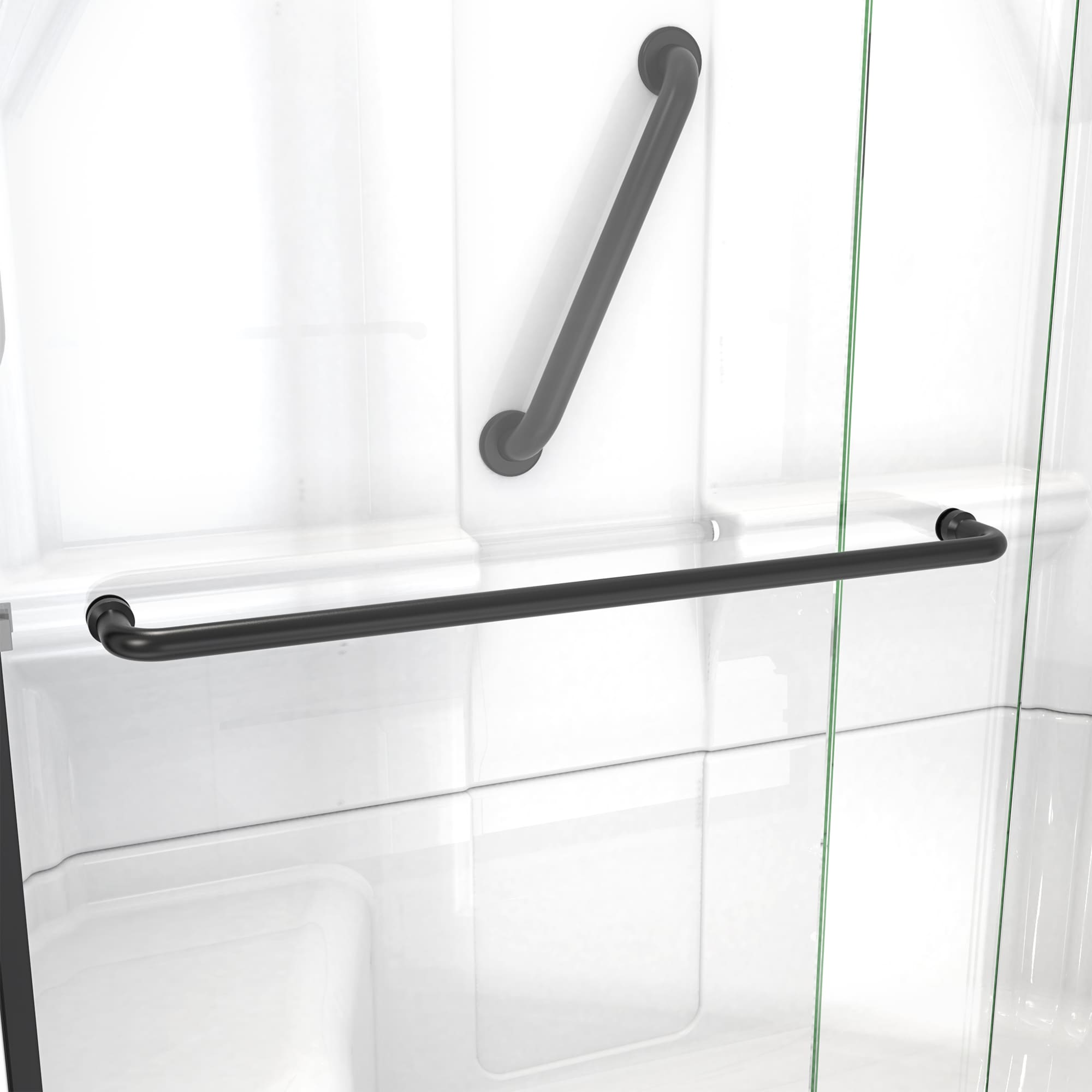Laurel Mountain 6030SH1S4PSLWM1 Alcove-Shower-Kit - View #5