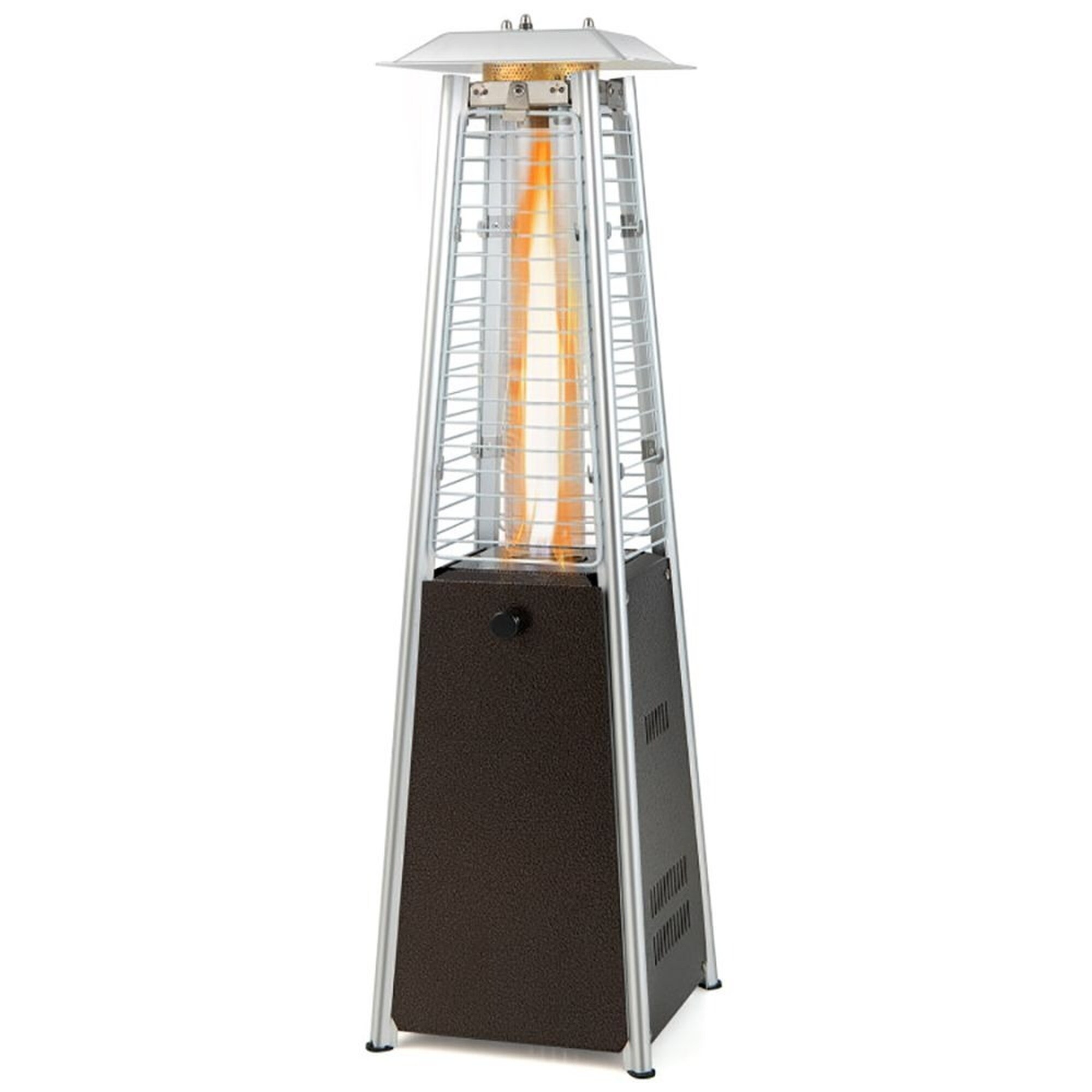 Wudkey 1 Pack 10000 BTU Portable Steel Tabletop Propane Heater with Glass Tube #ZXR2310