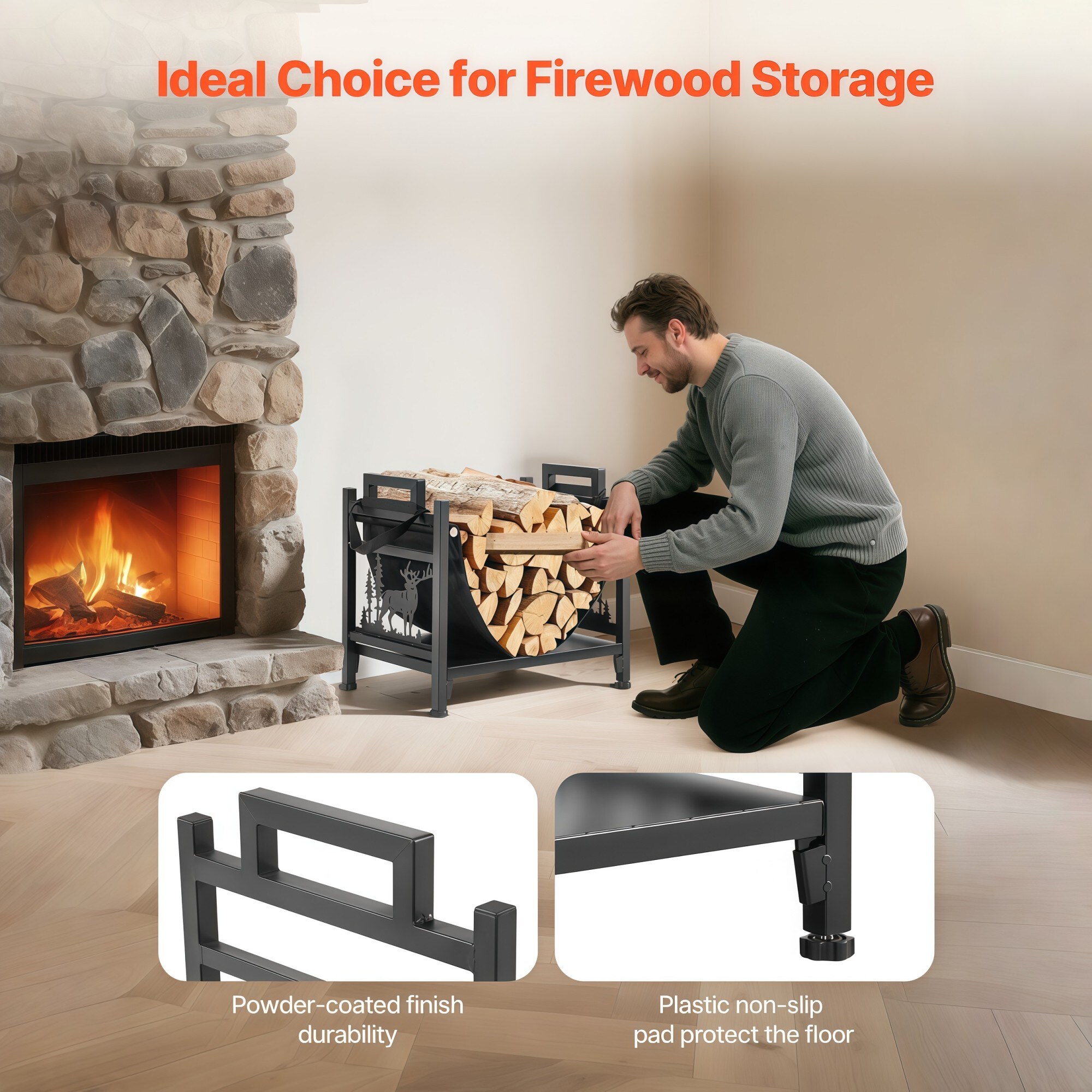 Numhew NHWILL41091 Firewood-Storage - View #6