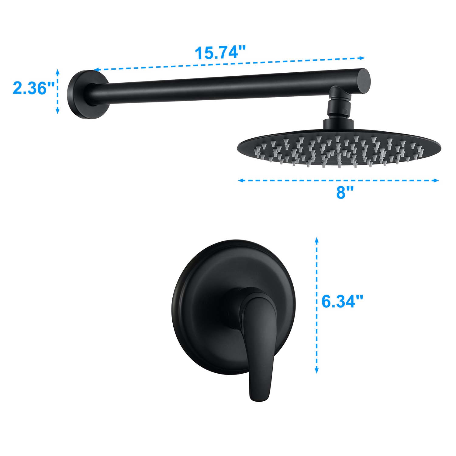 Cobbe RSF0108B Showerhead-Bar-Panels - View #7