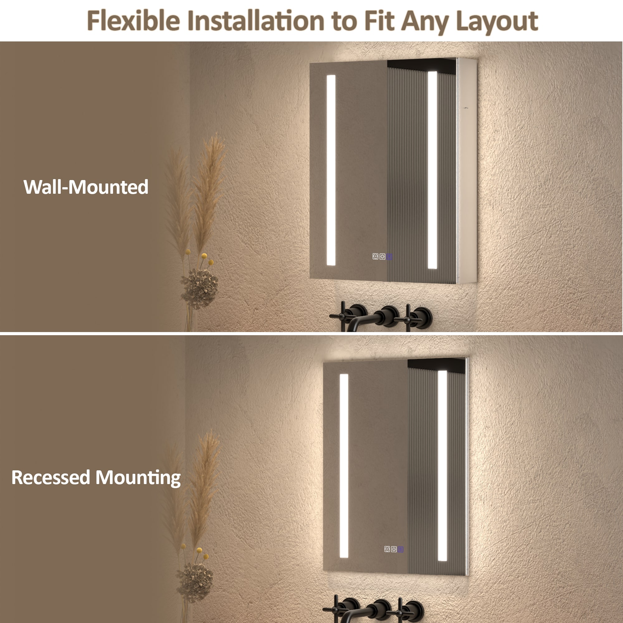 ExBrite DHMC2026V3L Bathroom-Medicine-Cabinets - View #15