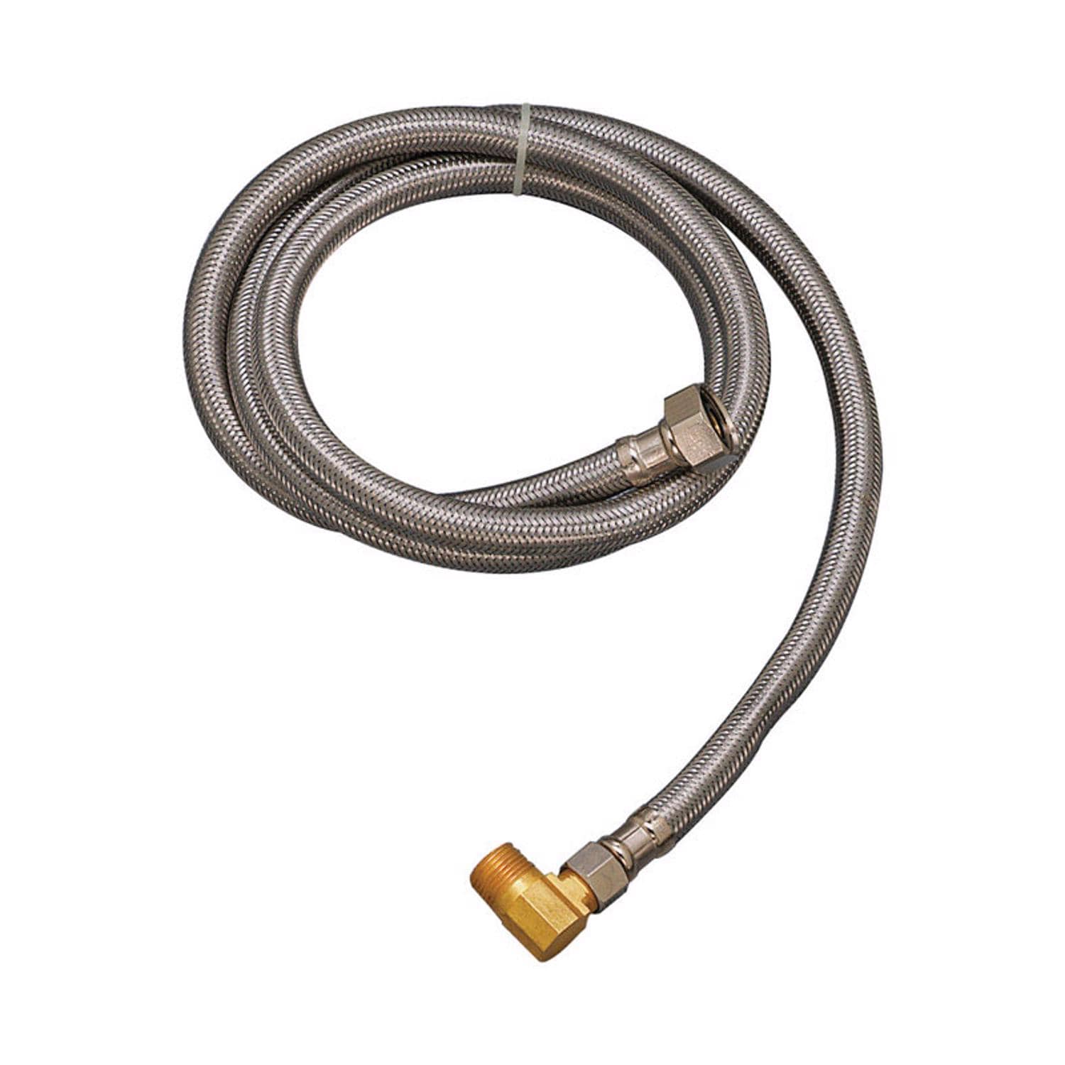 Plumb Pak - 1/2 in. FIP in. X 3/8 in. D MIP 48 in. Stainless Steel Dishwasher Supply Line