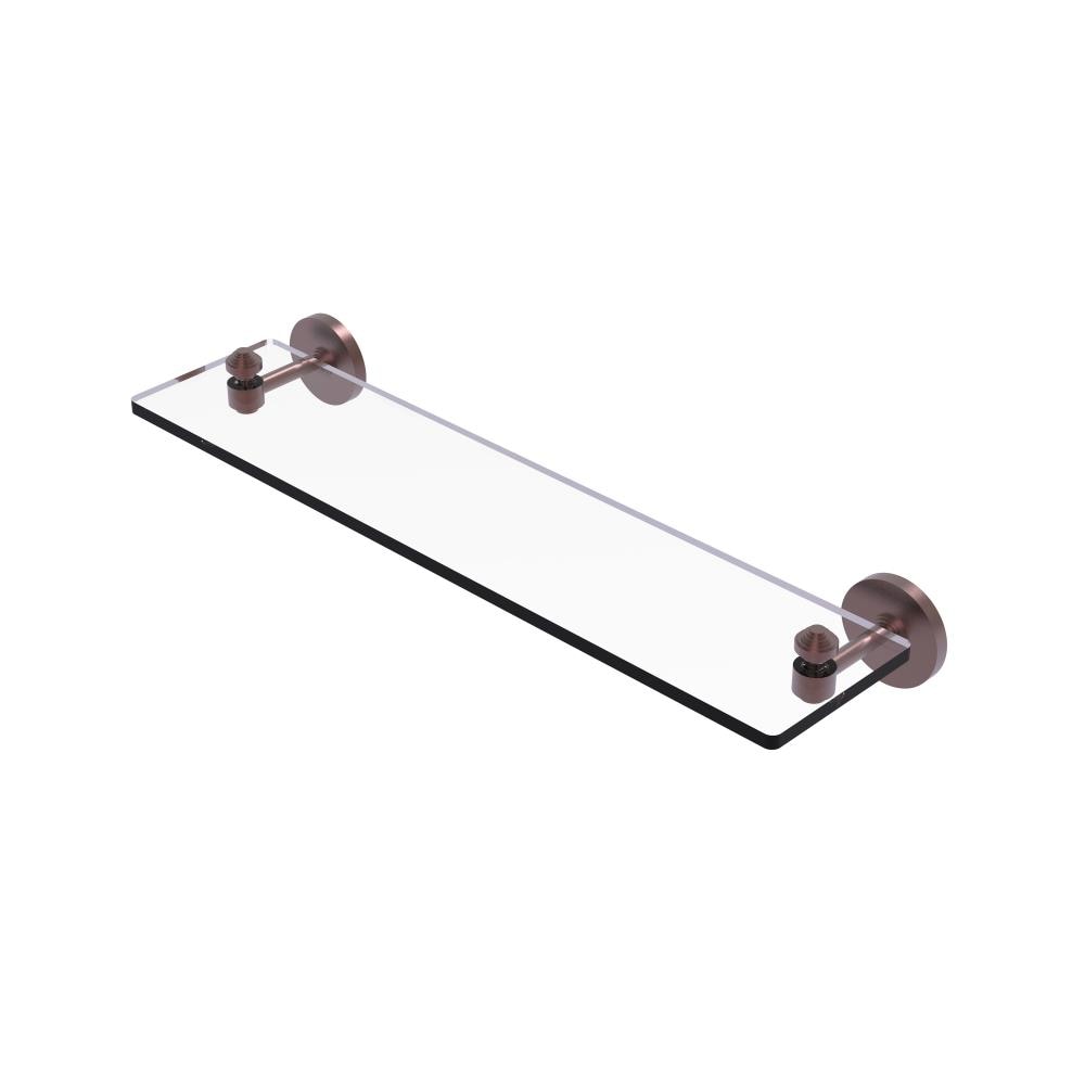 Allied Brass SB-1/22-CA Southbeach Antique Copper Wall mount Bathroom Shelf ( 22-in x 2.75-in x 5-in )