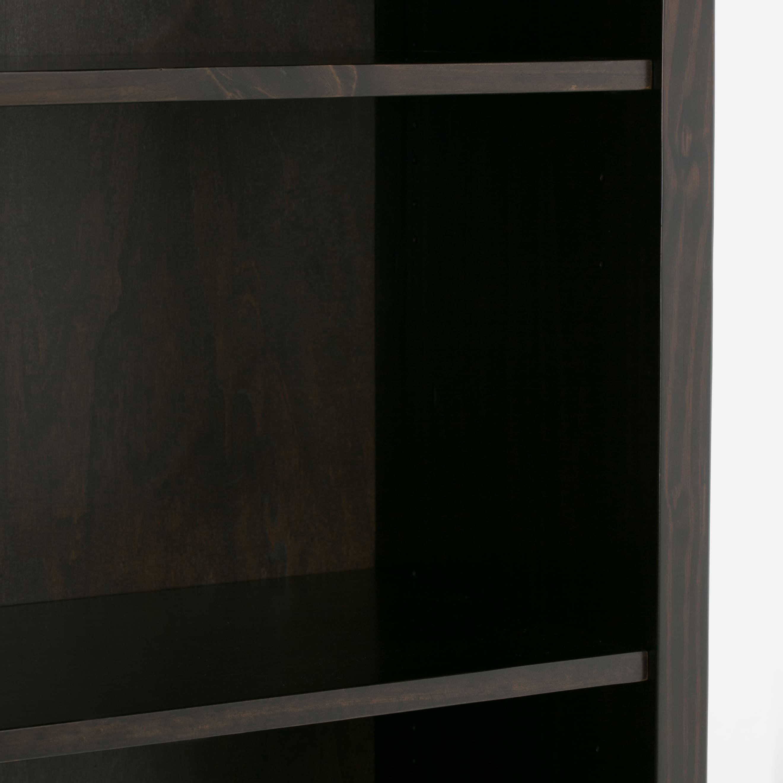 Amherst 70" Hickory Brown Adjustable Wood Bookcase