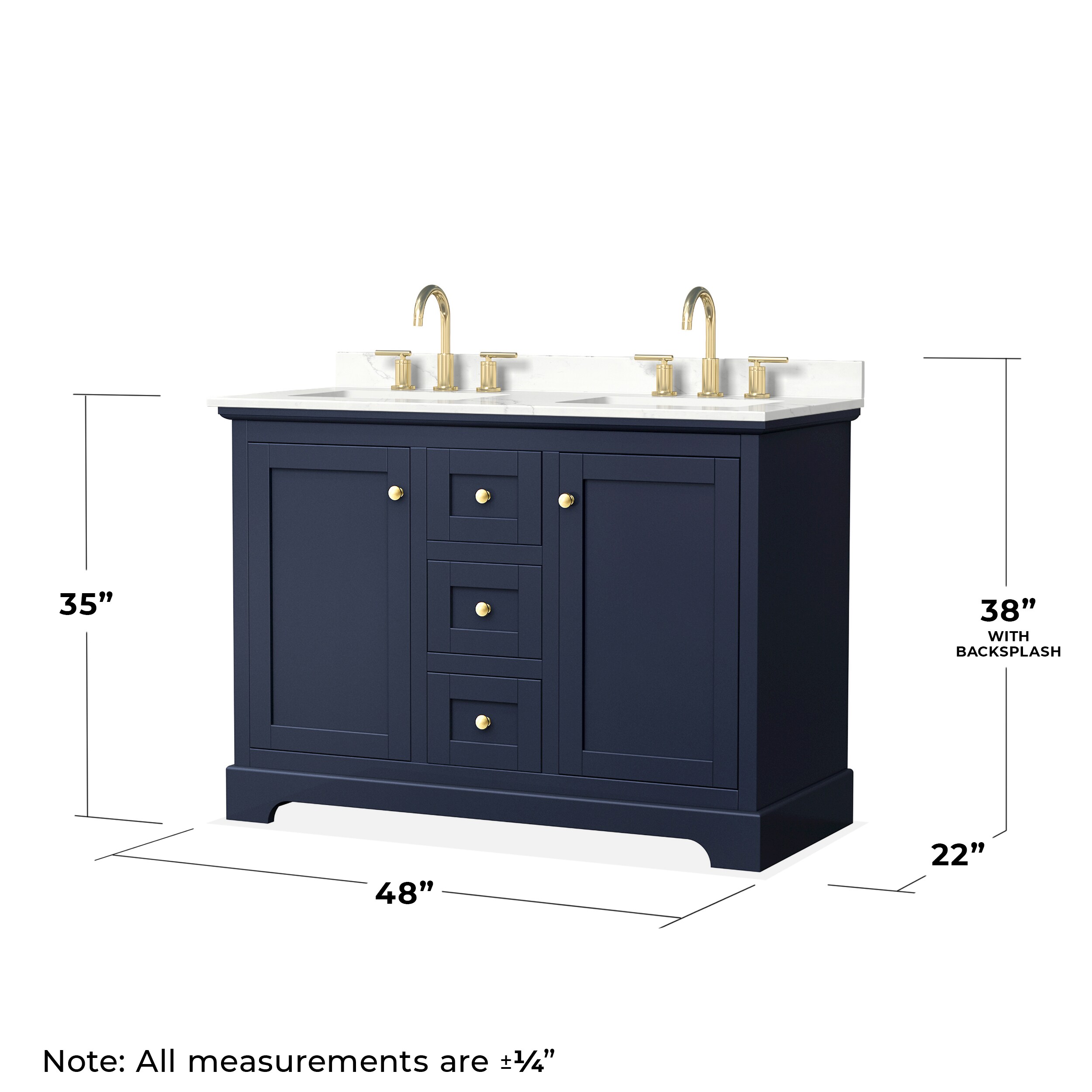 Wyndham Collection WCV232348DBLGTUS3MXX Bath-Vanity-Combo - View #5