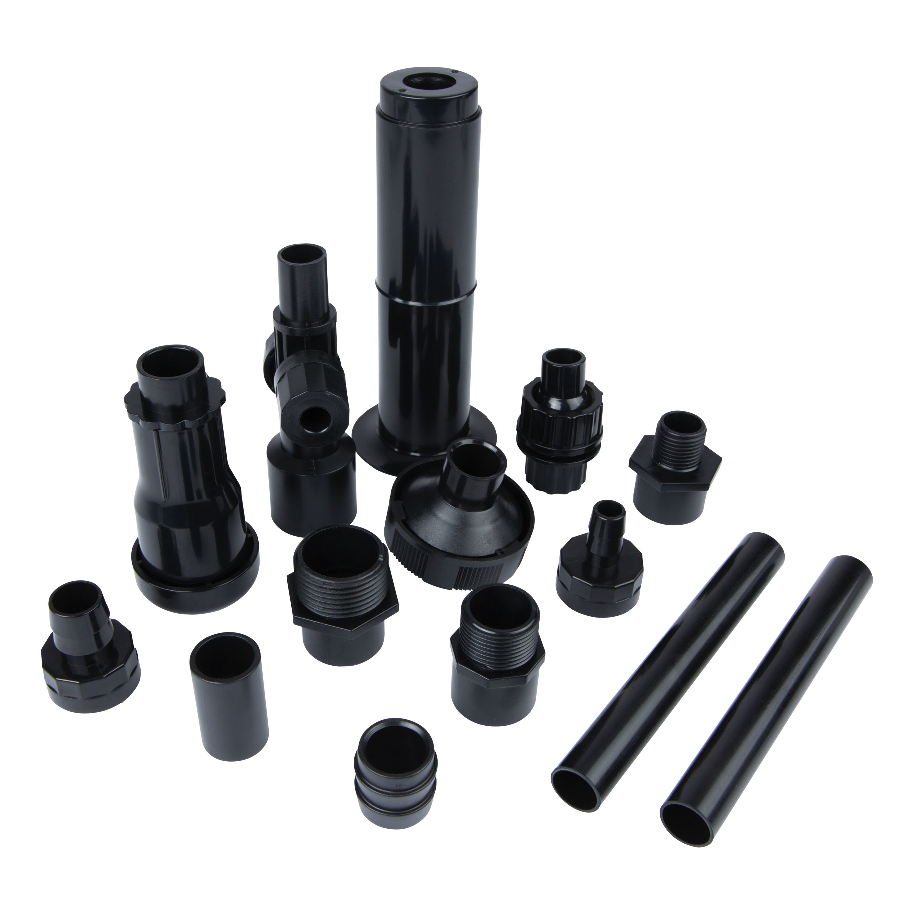 Tetra Black Adjustable Fountain Head Kit with 3 Patterns