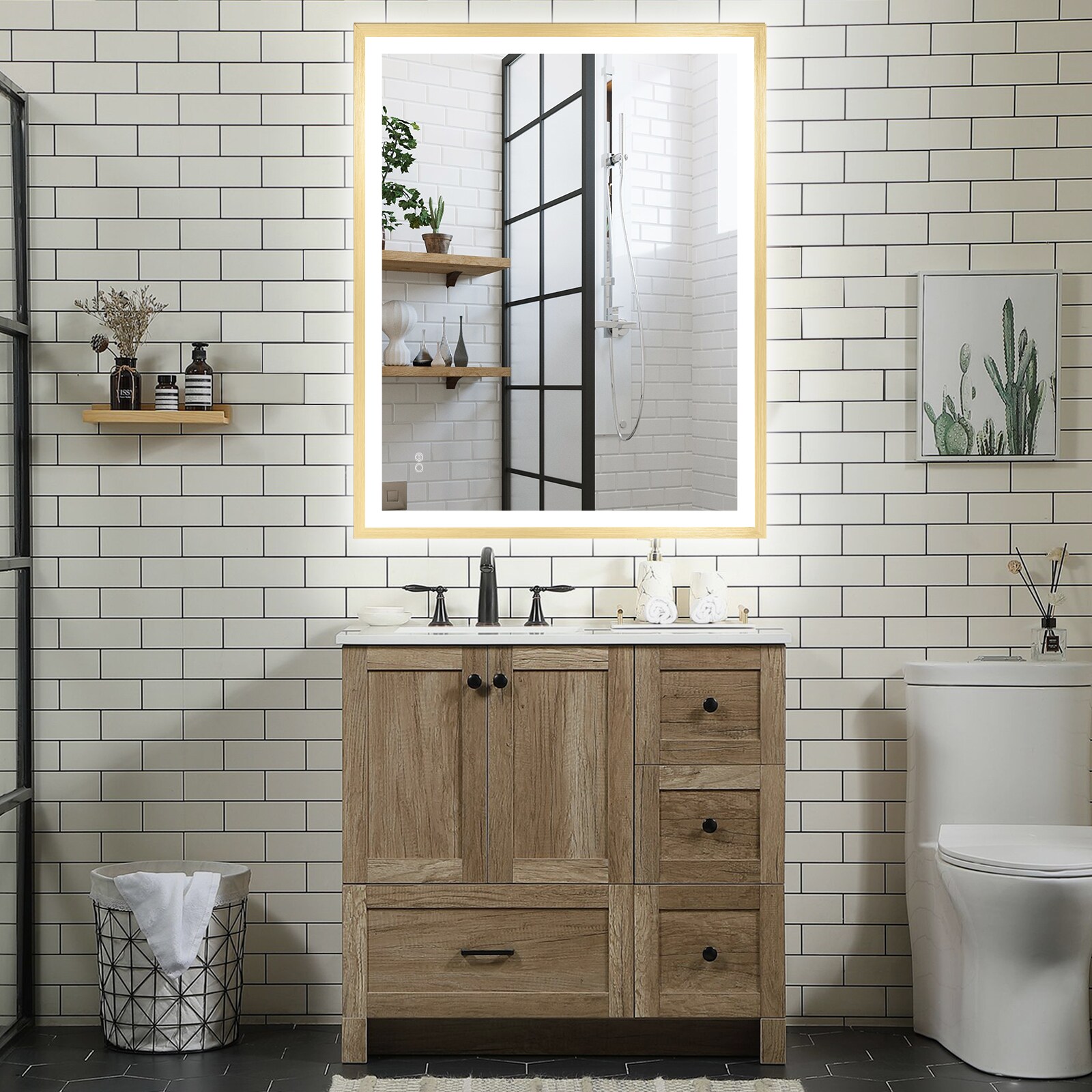 Forclover MRE-6F4032GD Framed-Bath-Mirrors - View #18