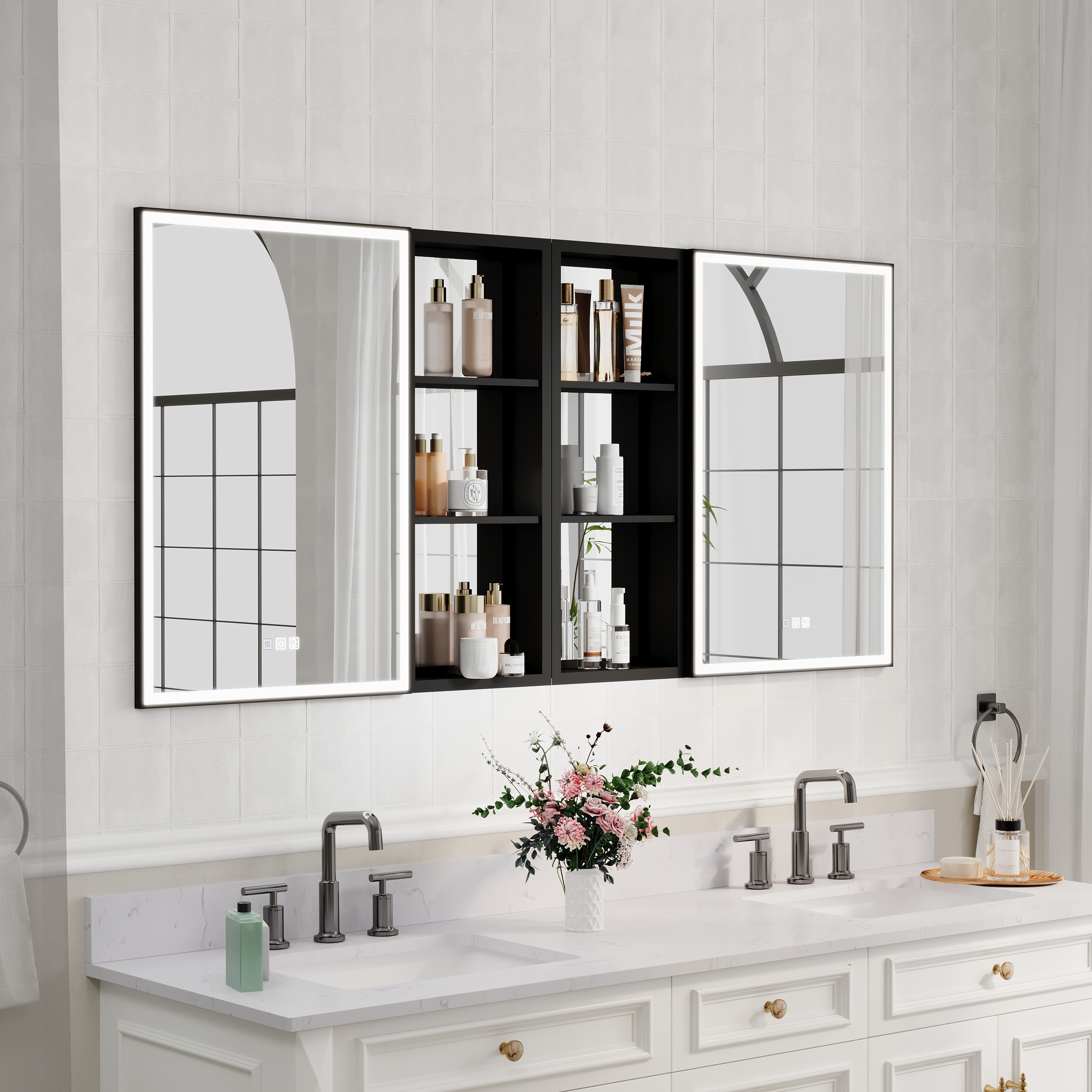Forclover HE-JG9560 Bathroom-Medicine-Cabinets - View #3
