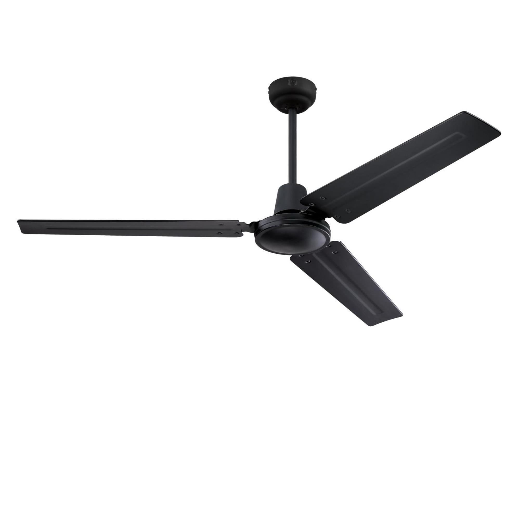 Westinghouse Lighting  Jax Industrial-Style 56-Inch 3-Blade Matte Black Indoor Ceiling Fan