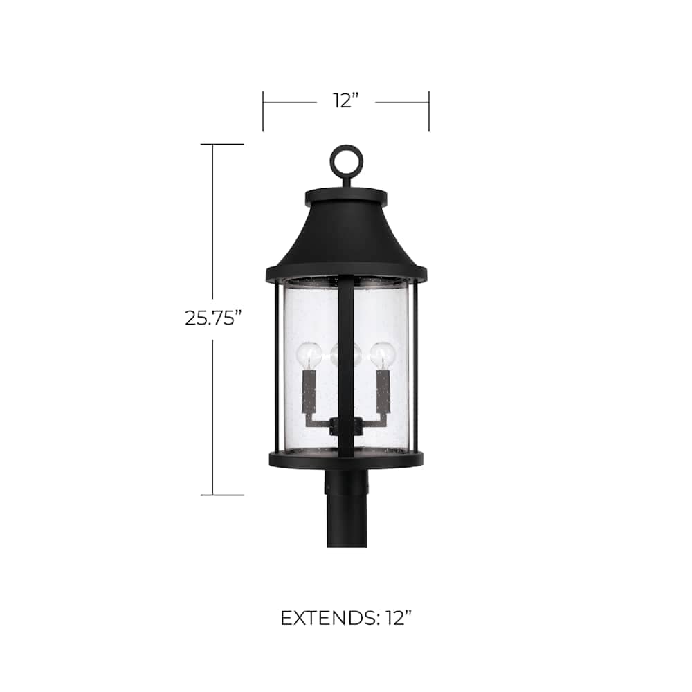 Capital Lighting 953645BK Post-Lights - View #2