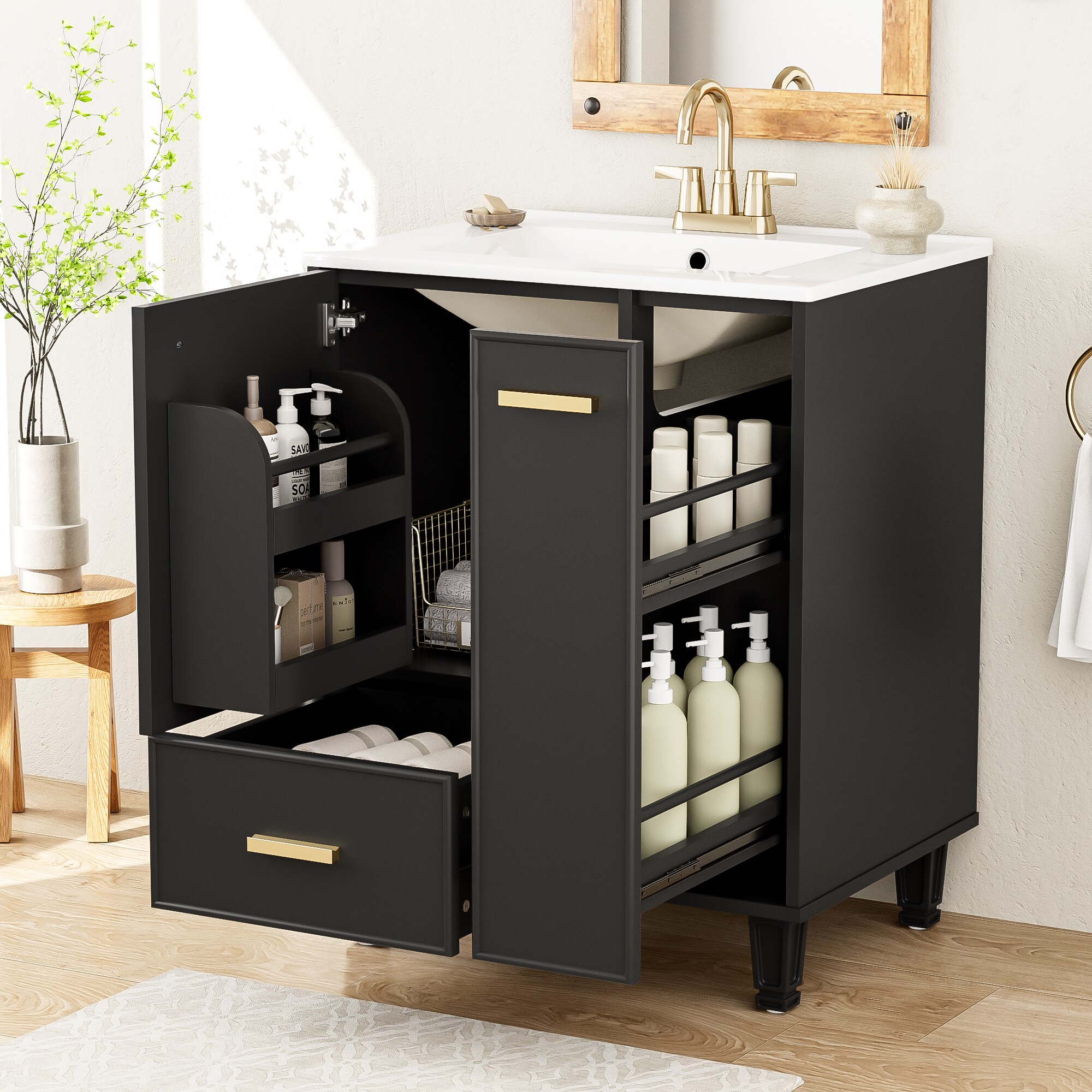 Forclover CNE-P288908W Bath-Vanity-Combo - View #2